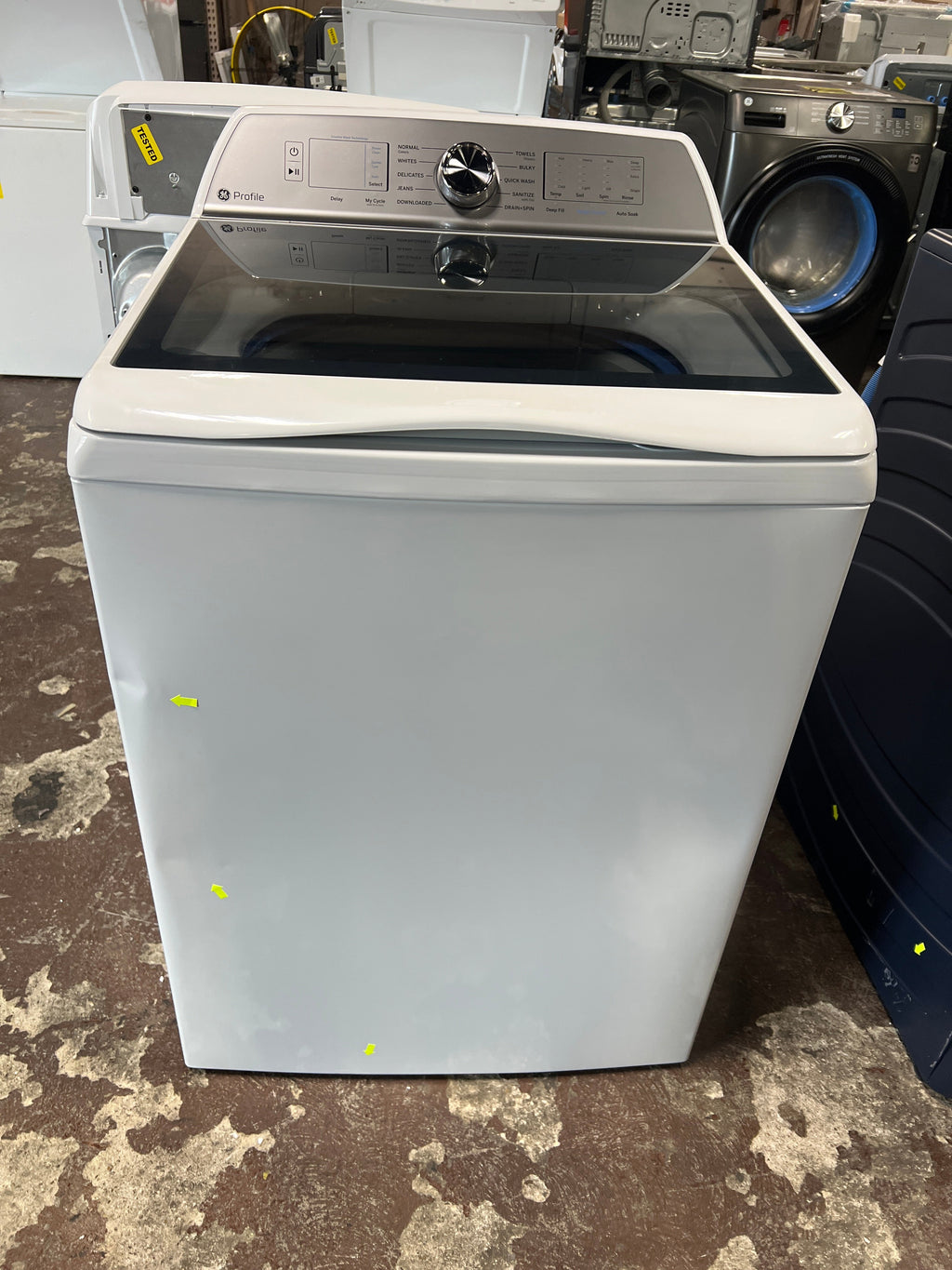 GE Profile™ ENERGY STAR® 5.0 cu. ft. Capacity Washer with Smarter Wash Technology and FlexDispense™