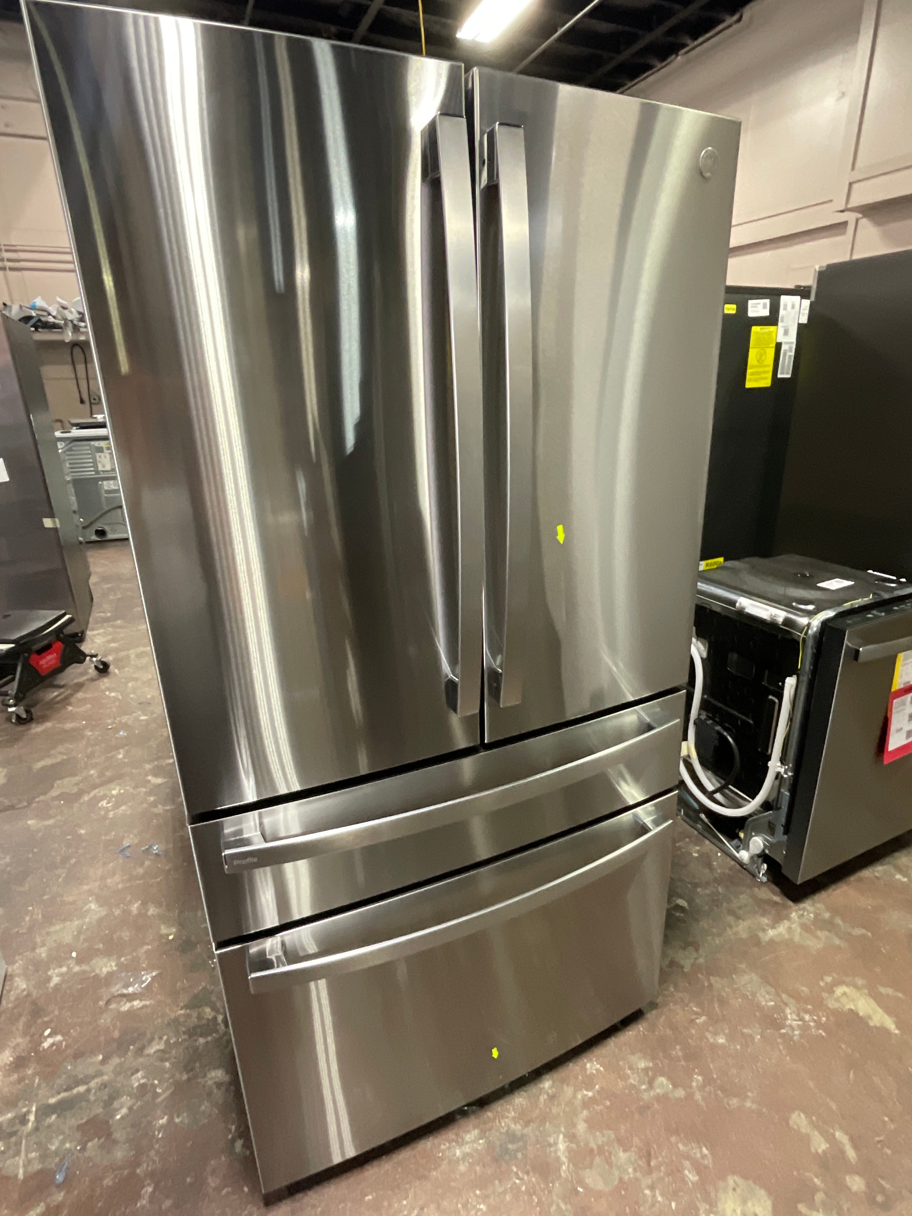 GE Profile™ ENERGY STAR® 28.7 Cu. Ft. Smart Fingerprint Resistant 4-Door French-Door Refrigerator With Dual-Dispense AutoFill Pitcher