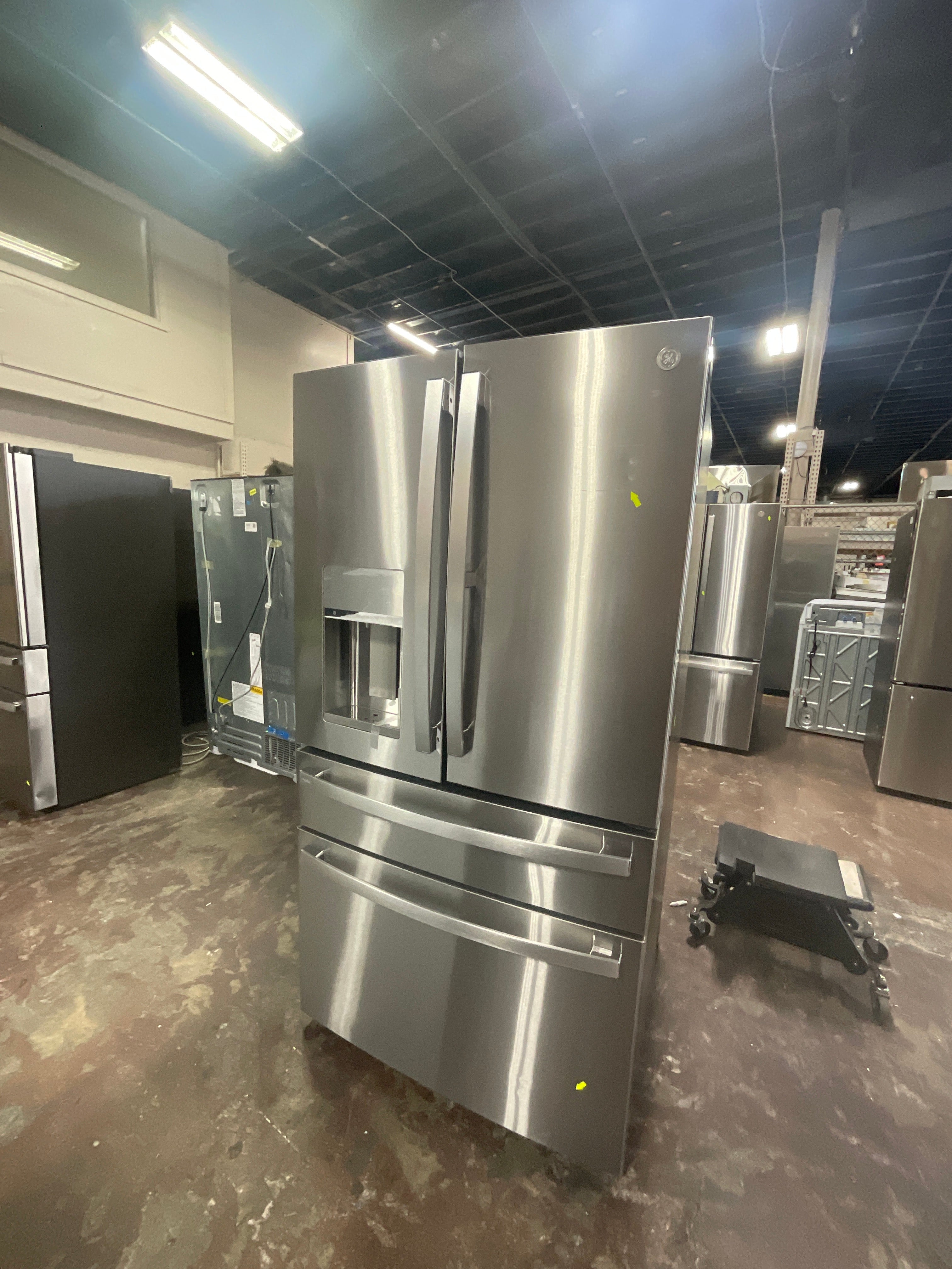 GE Profile™ ENERGY STAR® 27.9 Cu. Ft. Smart Fingerprint Resistant 4-Door French-Door Refrigerator with Door In Door