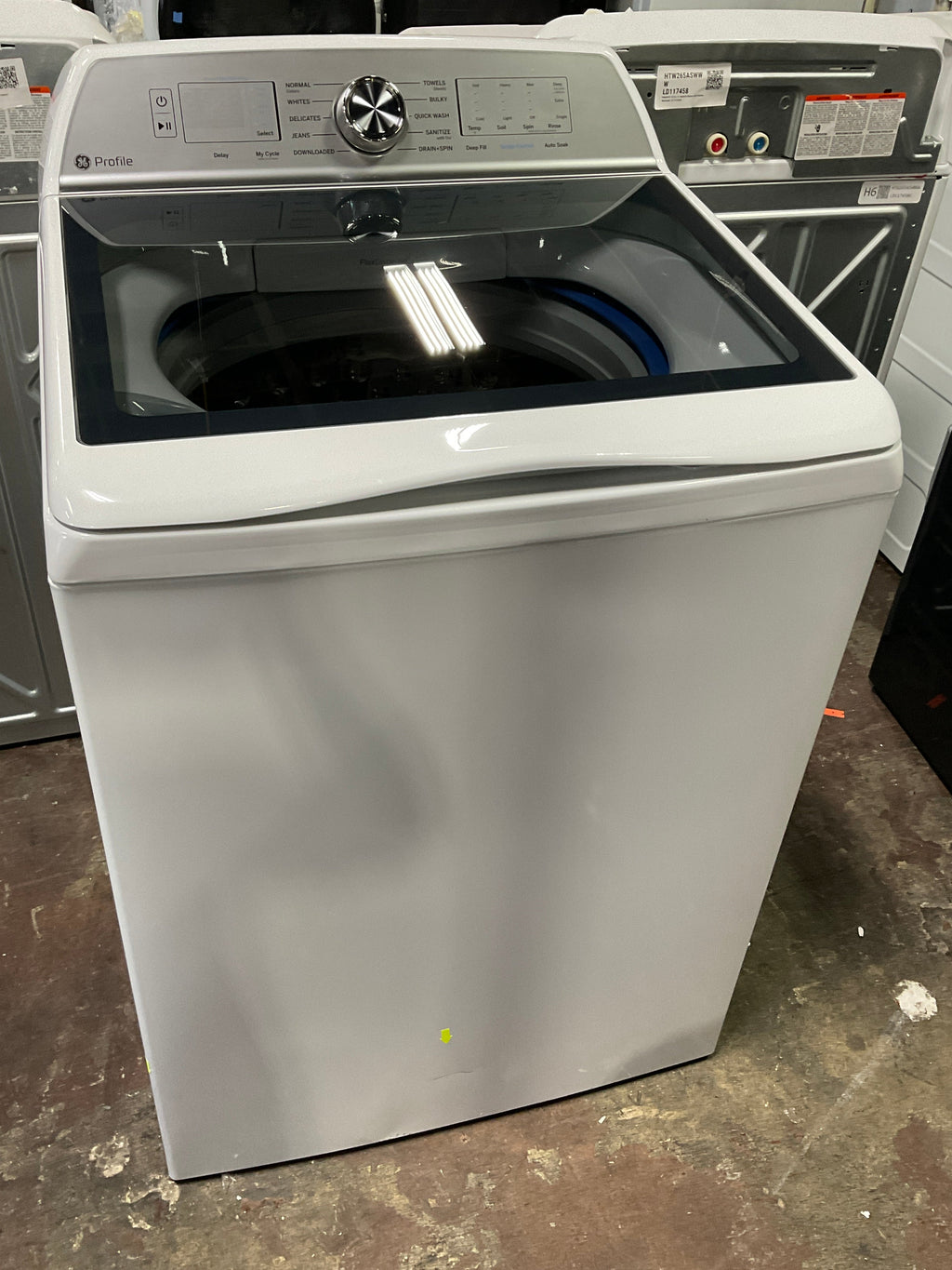 GE Profile™ ENERGY STAR® 4.9 cu. ft. Capacity Washer with Smarter Wash Technology and FlexDispense™