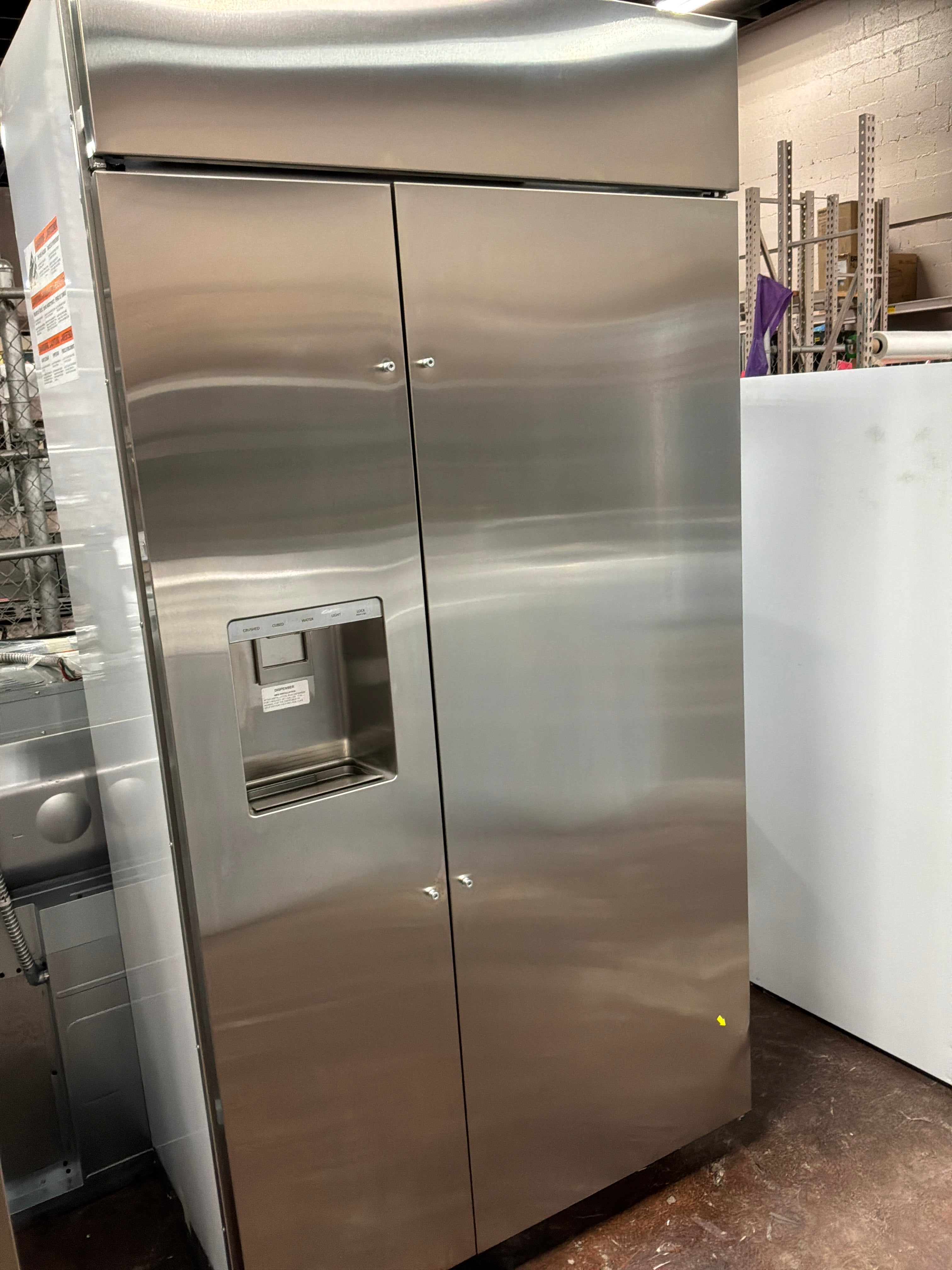 Monogram 42" Built-In Side-by-Side Refrigerator with Dispenser