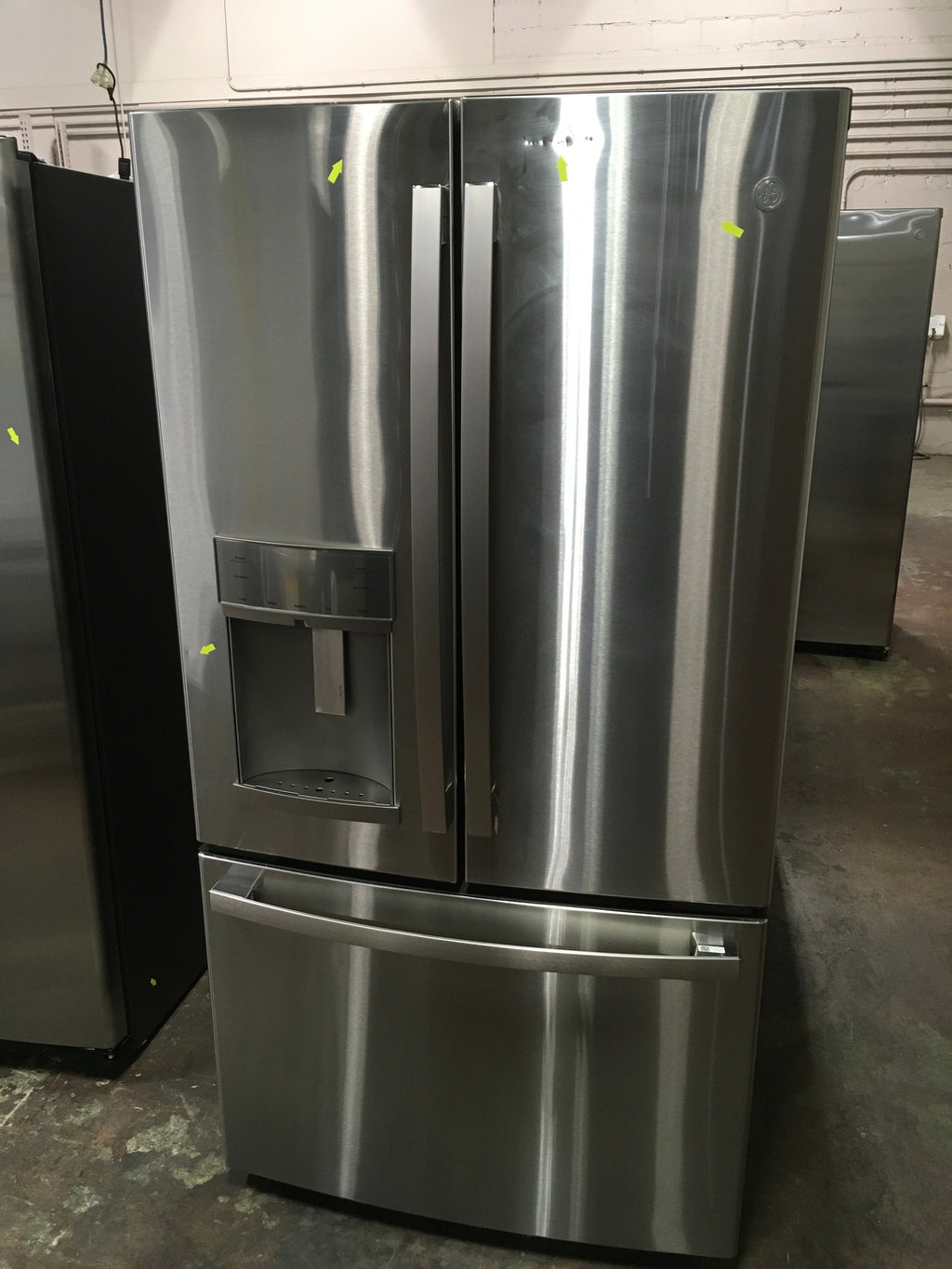 GE Profile™ ENERGY STAR® 22.1 Cu. Ft. Counter-Depth Fingerprint Resistant French-Door Refrigerator with Hands-Free AutoFill