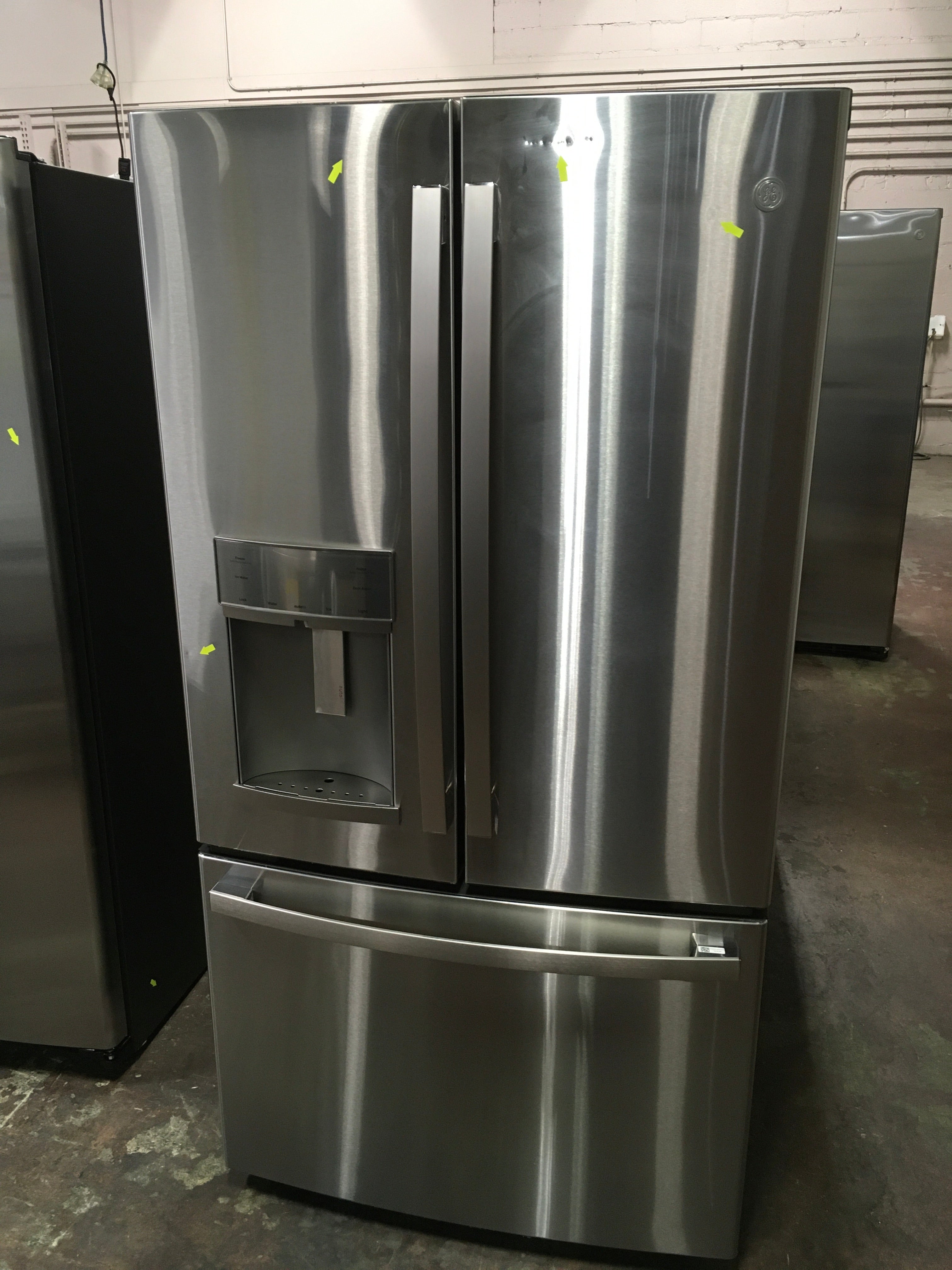GE Profile™ ENERGY STAR® 22.1 Cu. Ft. Counter-Depth Fingerprint Resistant French-Door Refrigerator with Hands-Free AutoFill