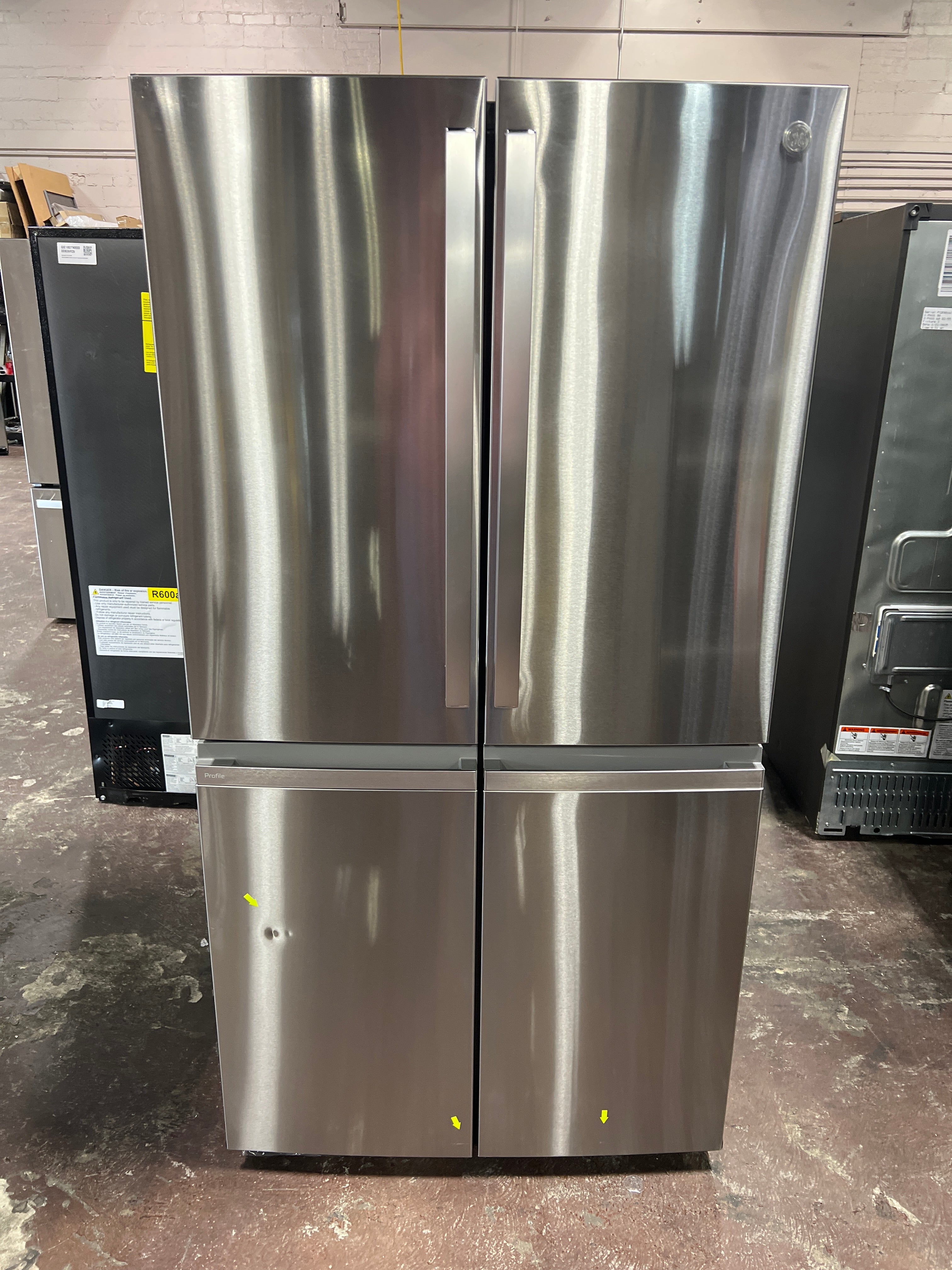 GE Profile™ ENERGY STAR® 28.3 Cu. Ft. Quad-Door Refrigerator with Dual-Dispense AutoFill Pitcher