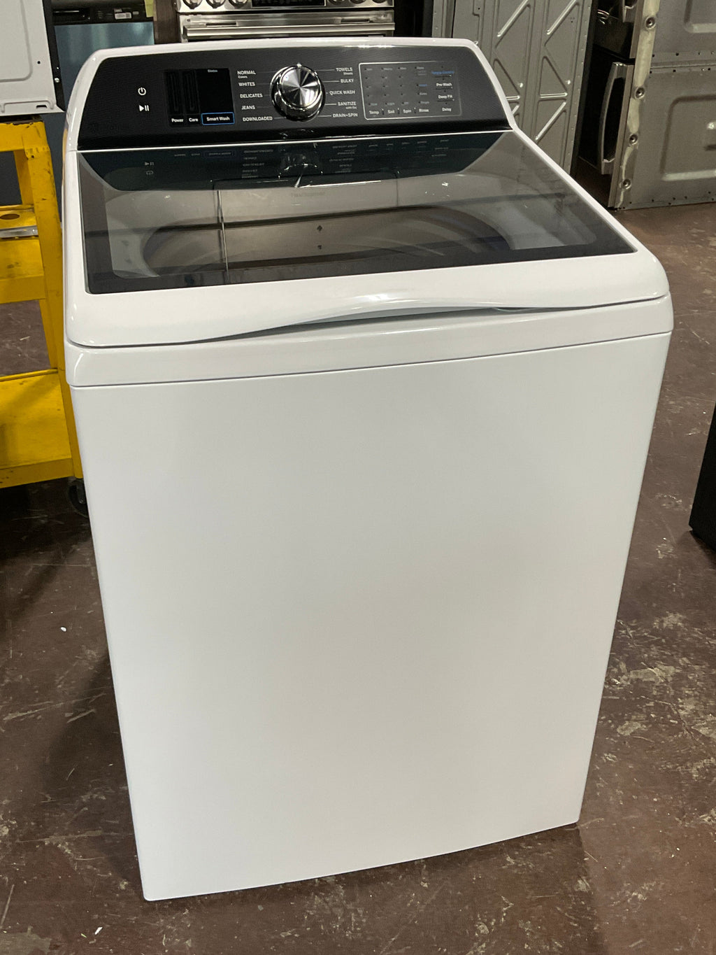 GE Profile™ ENERGY STAR® 5.4 cu. ft. Capacity Washer with Smarter Wash Technology and FlexDispense™