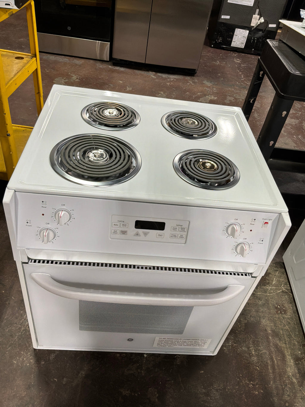 GE® 27" Drop-In Electric Range