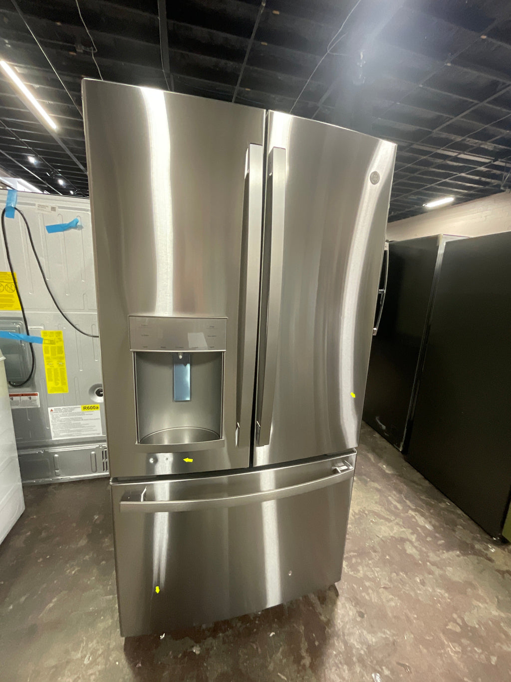 GE ENERGY STAR 22.1 Cu. Ft. Counter-Depth Fingerprint Resistant French-Door Refrigerator