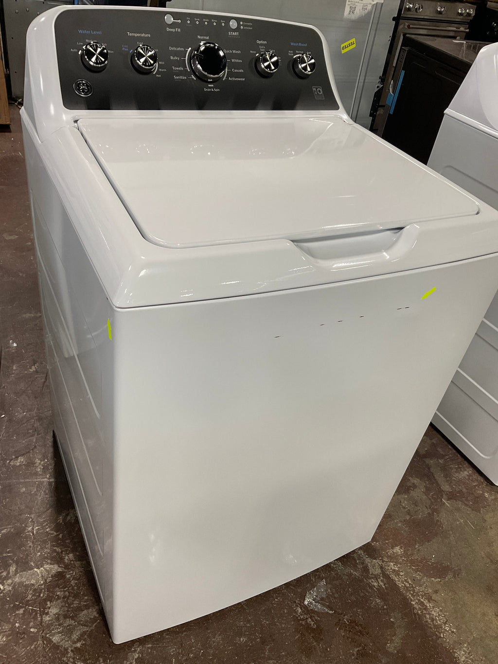 GE GE® 4.5 cu. ft. Capacity Washer with Stainless Steel Basket, Cold Plus and Wash Boost