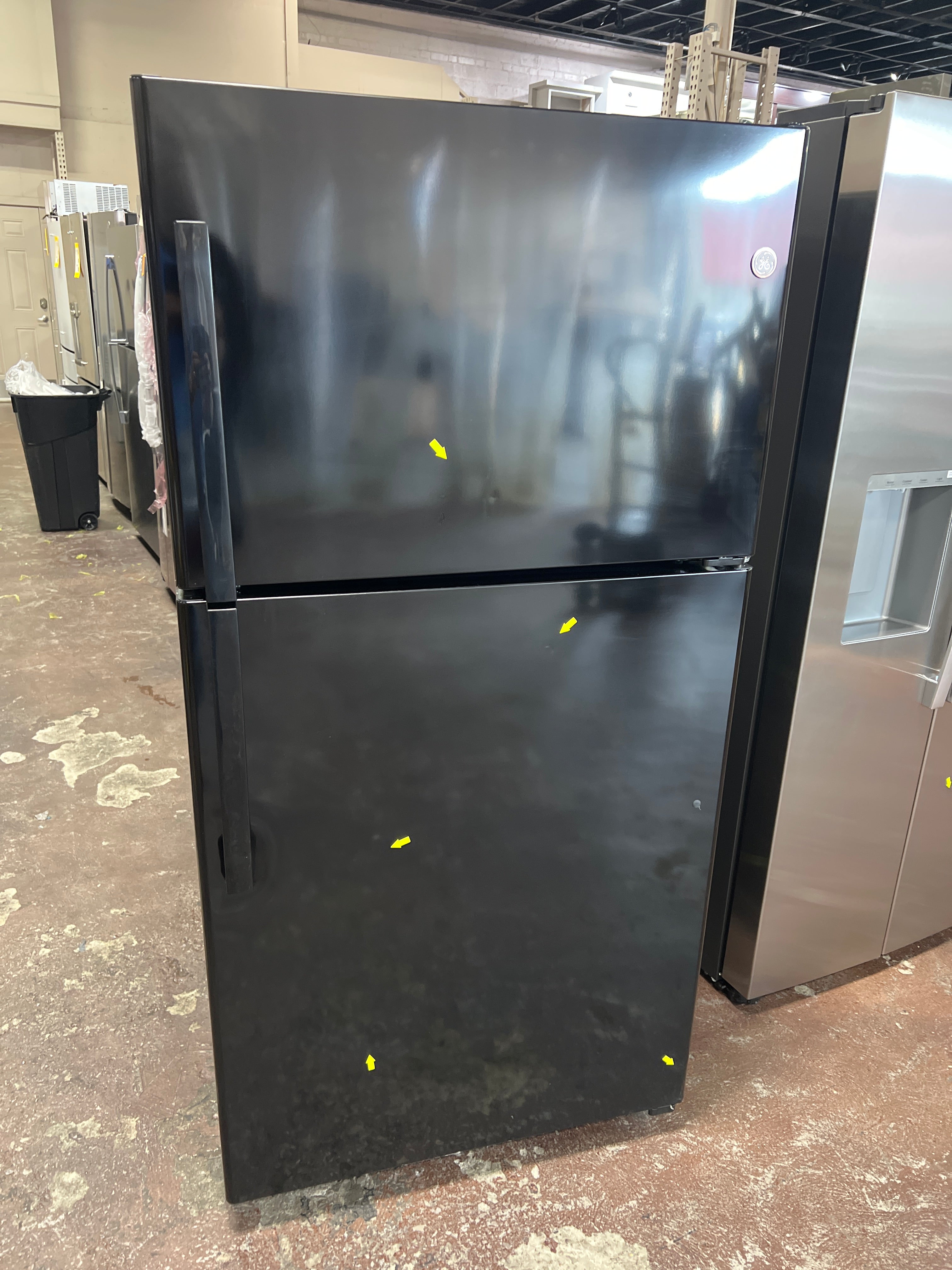 GE® 21.9 Cu. Ft. Garage Ready Top-Freezer Refrigerator