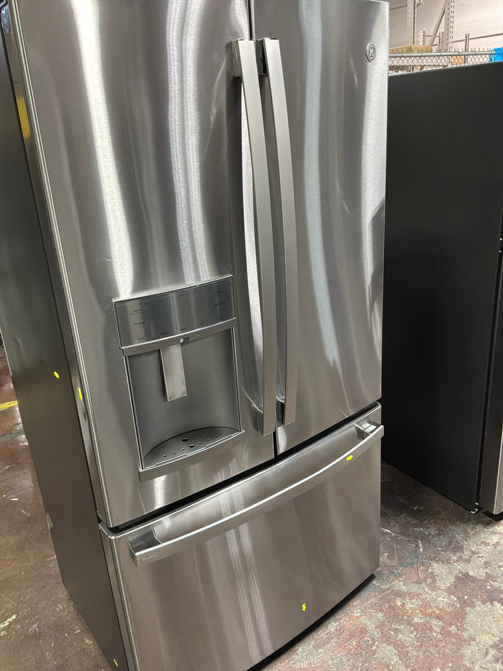 GE Profile™ ENERGY STAR® 22.1 Cu. Ft. Counter-Depth Fingerprint Resistant French-Door Refrigerator with Hands-Free AutoFill