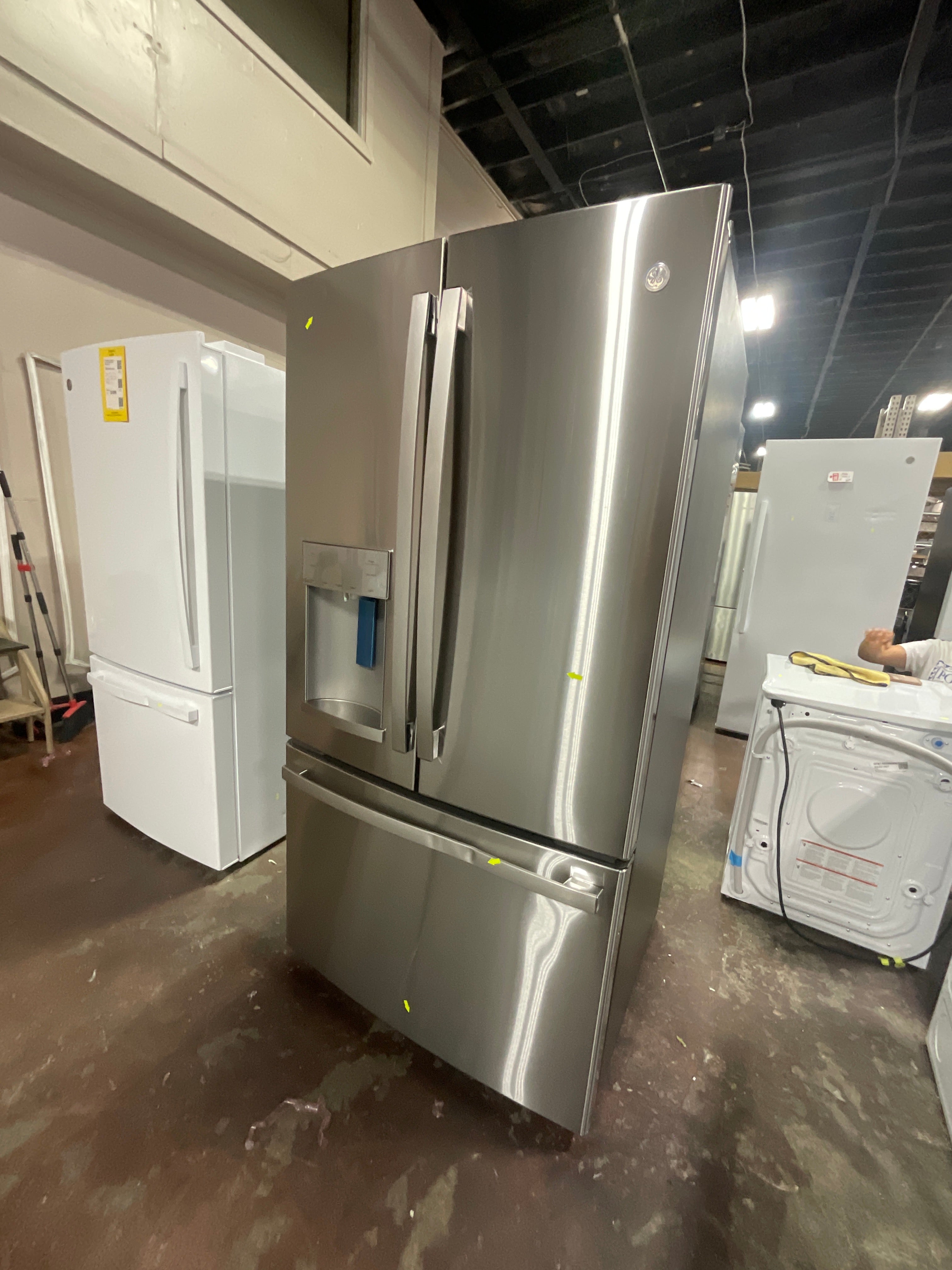 GE® ENERGY STAR® 27.7 Cu. Ft. Fingerprint Resistant French-Door Refrigerator