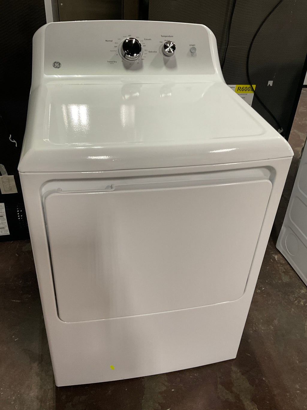 GE® 6.2 cu. ft. Capacity Electric Dryer with Up To 120 ft. Venting and Shallow Depth