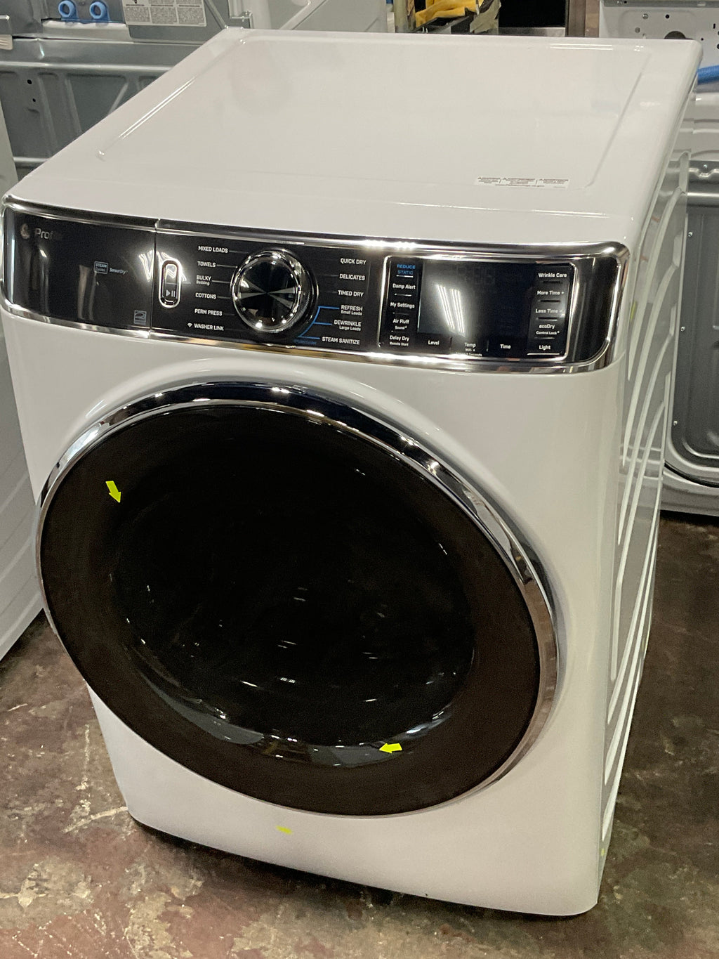 GE Profile™ 7.8 cu. ft. Capacity Smart Front Load Electric Dryer with Steam and Sanitize Cycle
