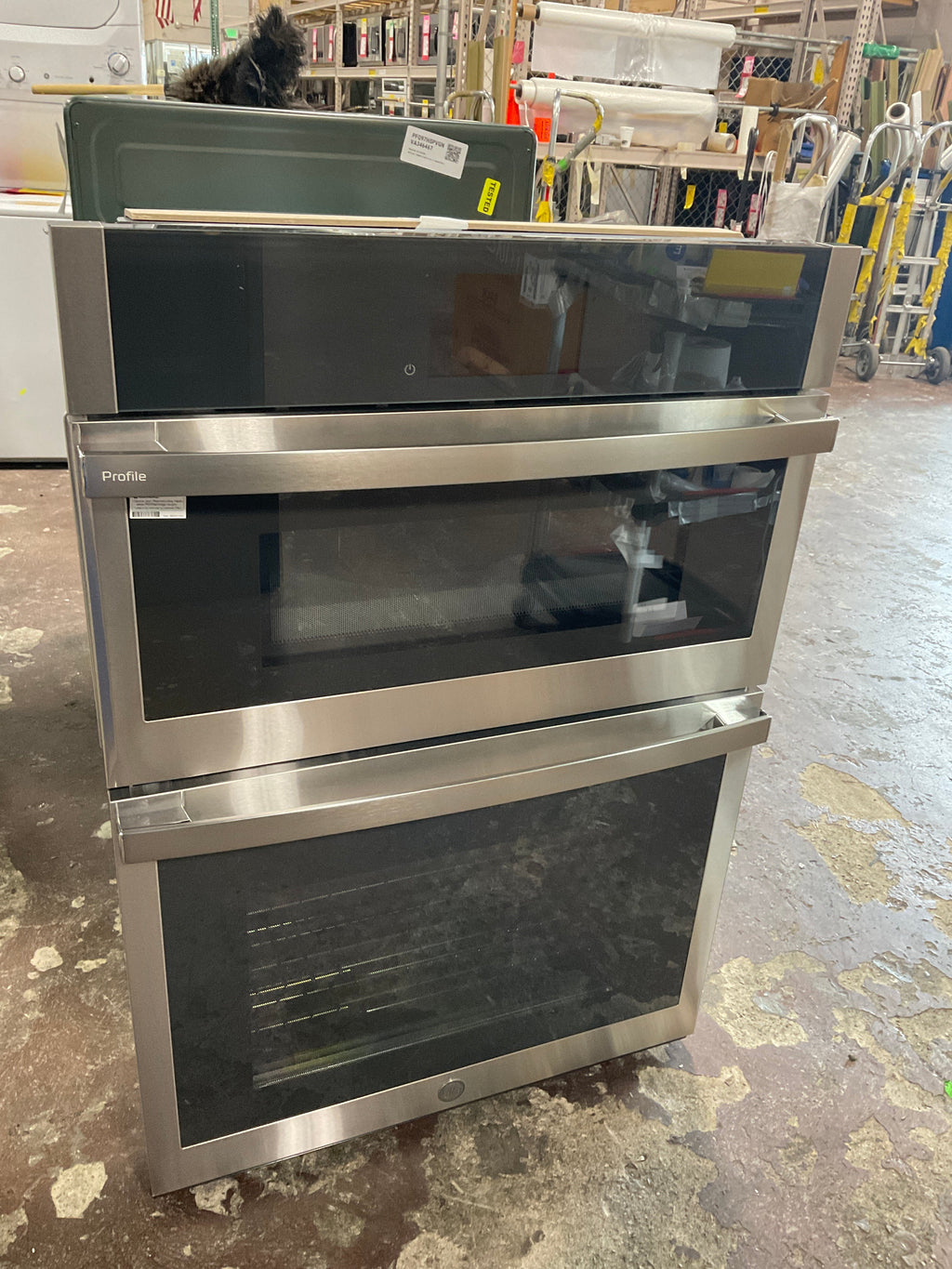 GE Profile™ 30 in. Combination Double Wall Oven with Convection, Air Fry, Steam, Sous Vide, and Advantium® Technology