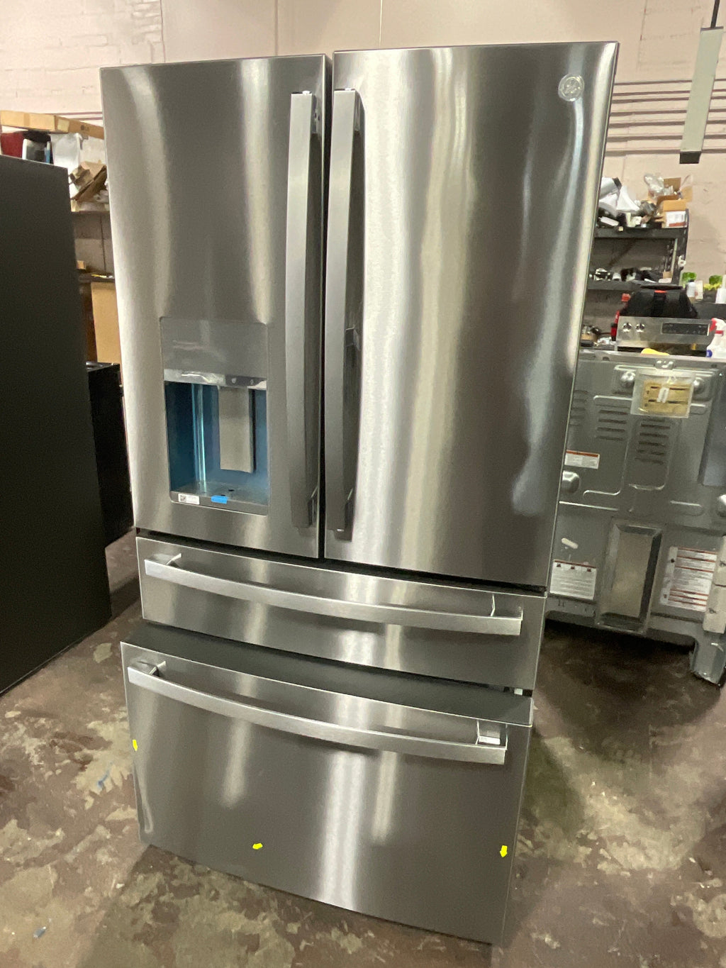 GE Profile™ ENERGY STAR® 27.9 Cu. Ft. Smart Fingerprint Resistant 4-Door French-Door Refrigerator with Door In Door