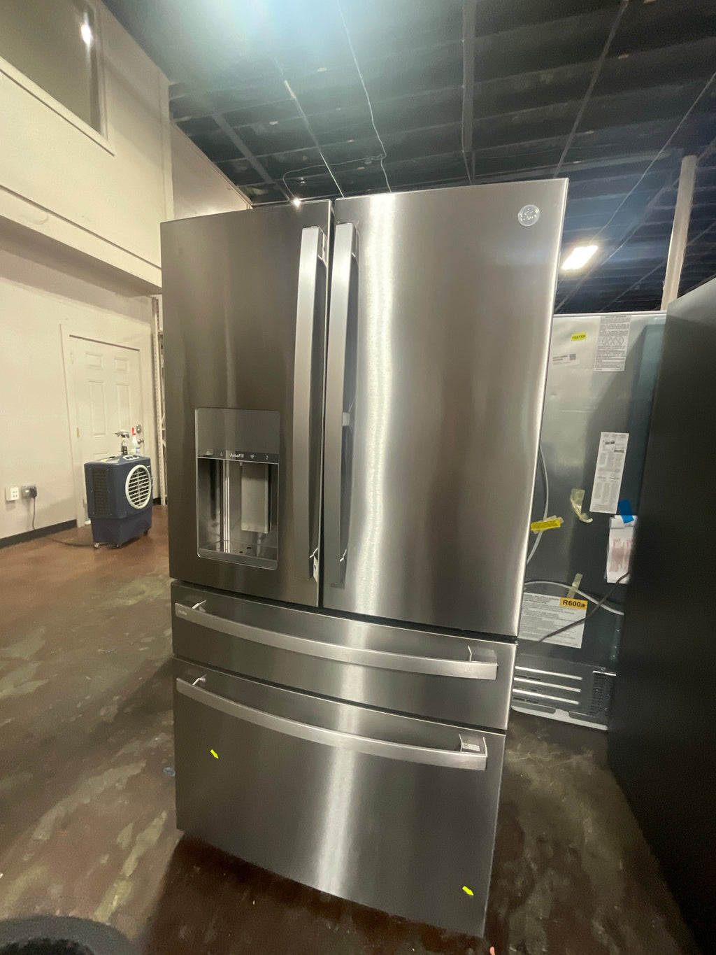 GE Profile™ 22.4 Cu. Ft. Smart Counter-Depth Fingerprint Resistant 4-Door French-Door Refrigerator with Door In Door