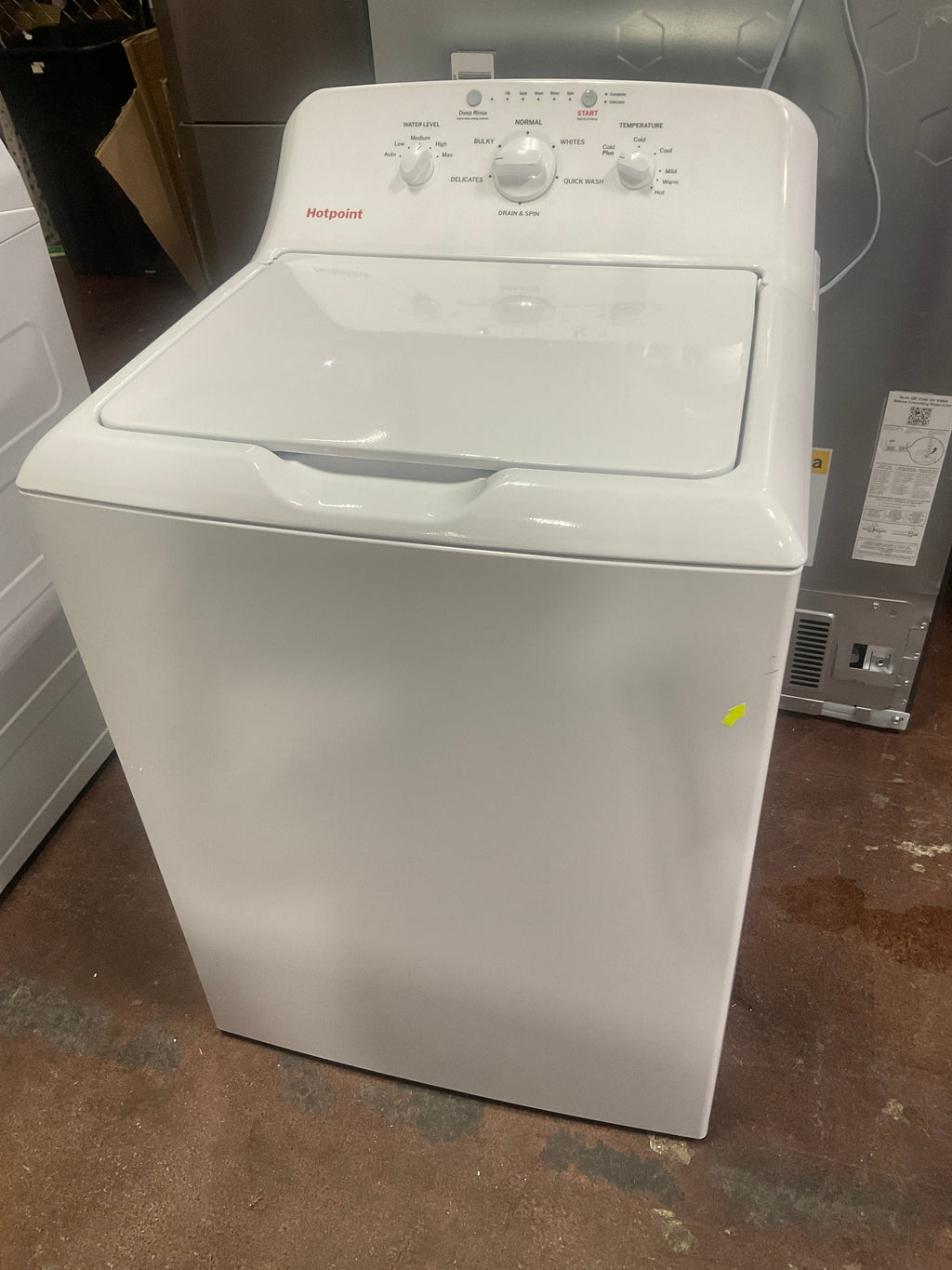 Hotpoint® 4.0 cu. ft. Capacity Washer with Stainless Steel Basket,Cold Plus and Water Level Control