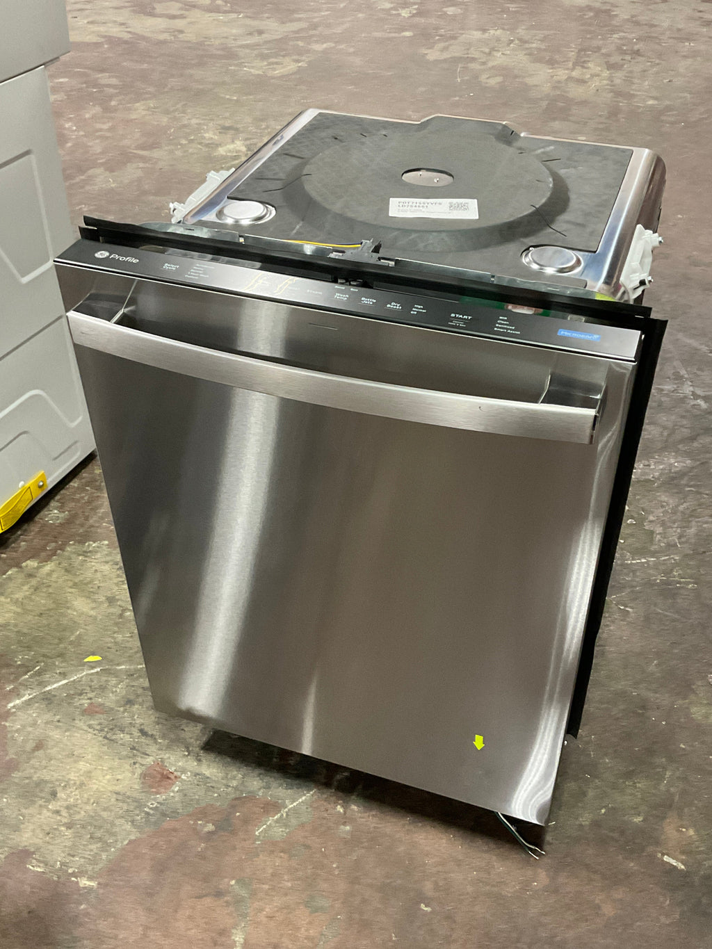 GE Profile™ ENERGY STAR® Fingerprint Resistant Top Control Stainless Interior Dishwasher with Microban™ Antimicrobial Technology