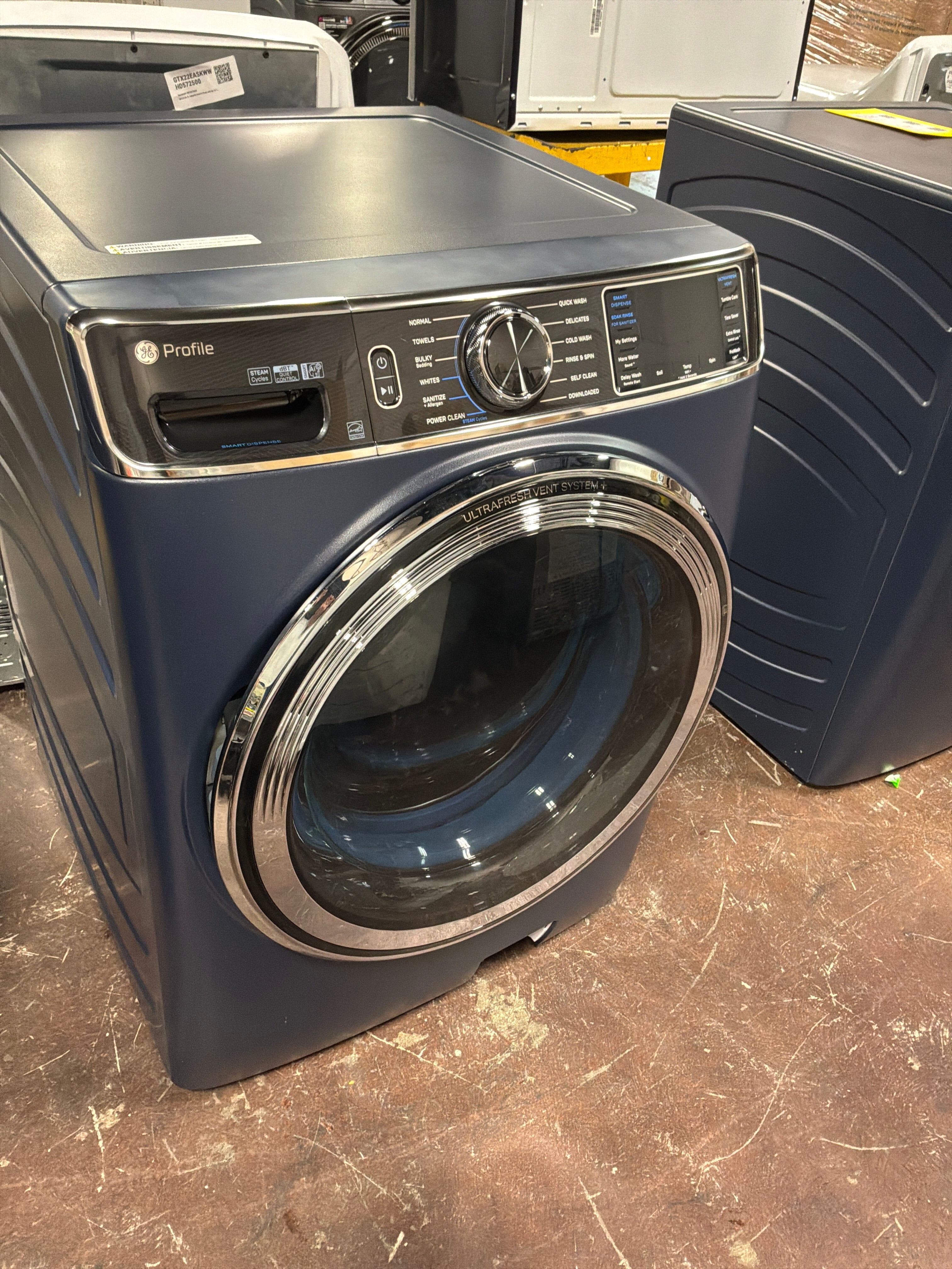 GE Profile™ 5.3 cu. ft. Capacity Smart Front Load ENERGY STAR® Washer with UltraFresh™ Vent System+ with OdorBlock™