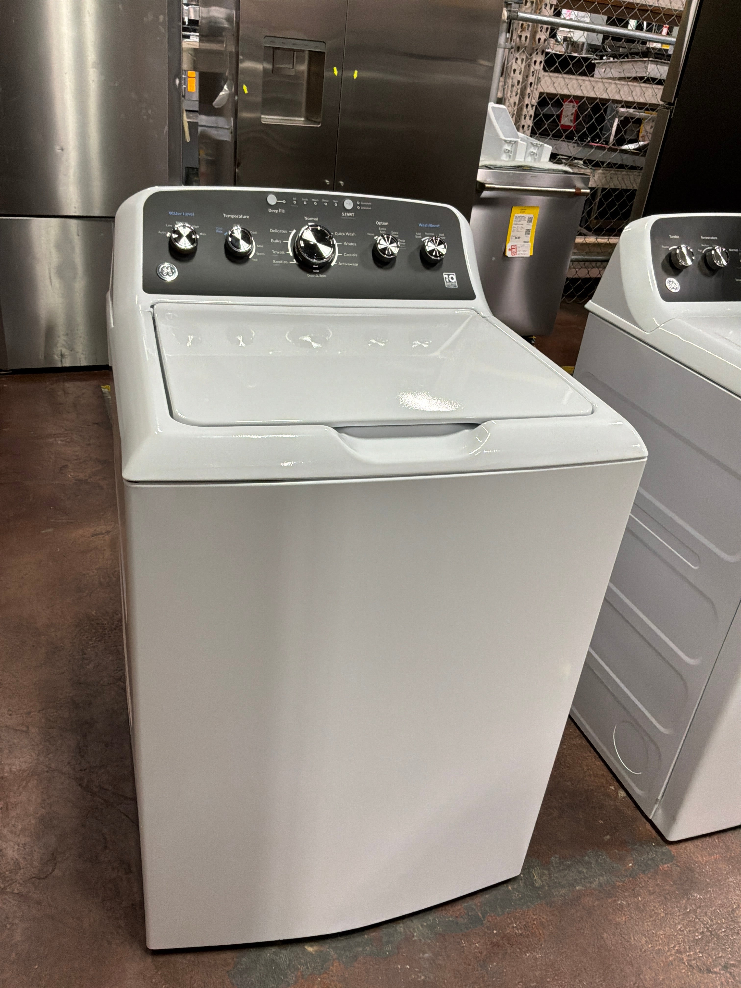 GE GE® 4.5 cu. ft. Capacity Washer with Stainless Steel Basket, Cold Plus and Wash Boost