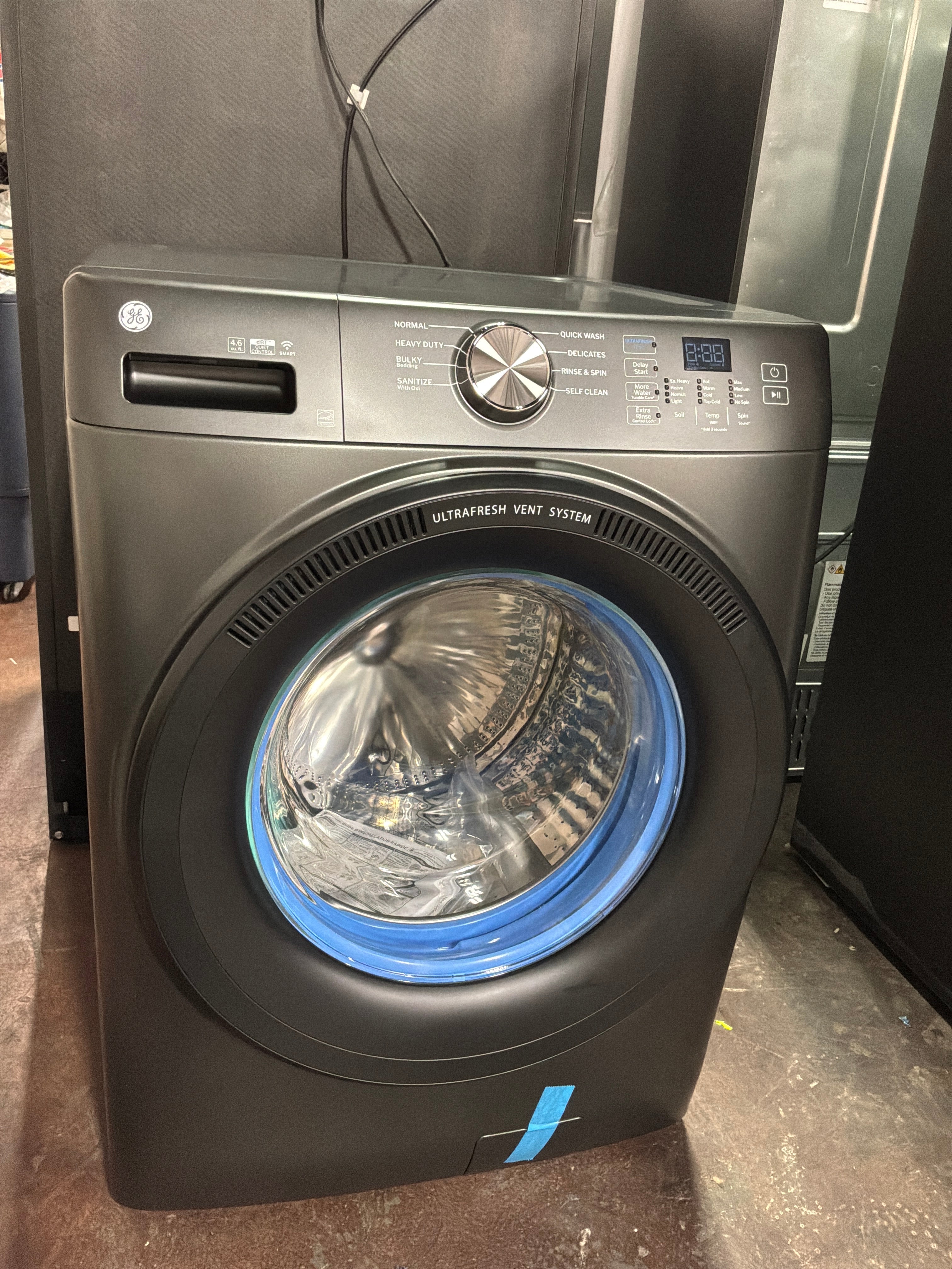 GE® ENERGY STAR® 4.6 cu. ft. Capacity Smart Front Load Washer with UltraFresh Vent System with OdorBlock™