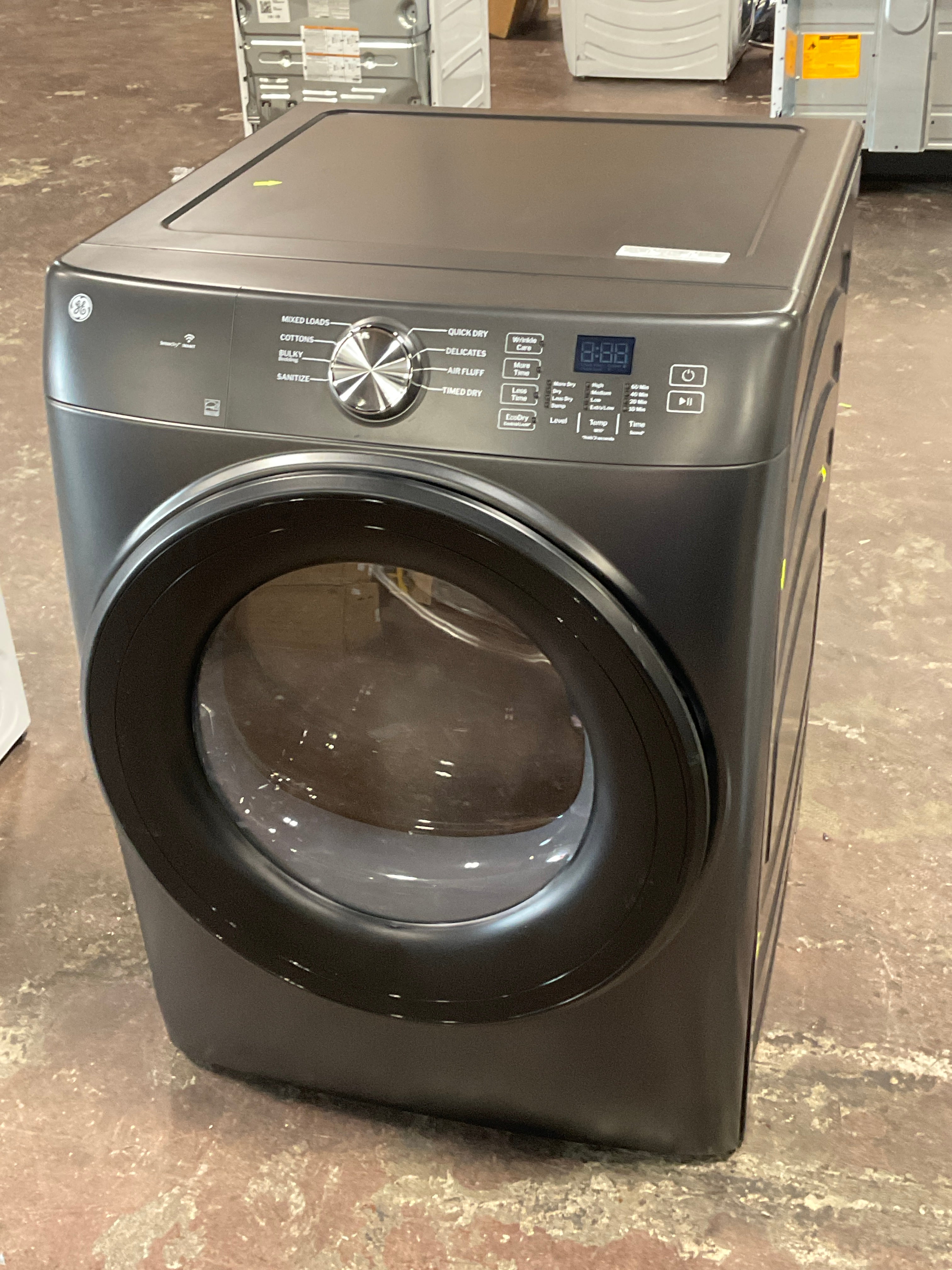GE® ENERGY STAR® 7.8 cu. ft. Capacity Smart Front Load Electric Dryer