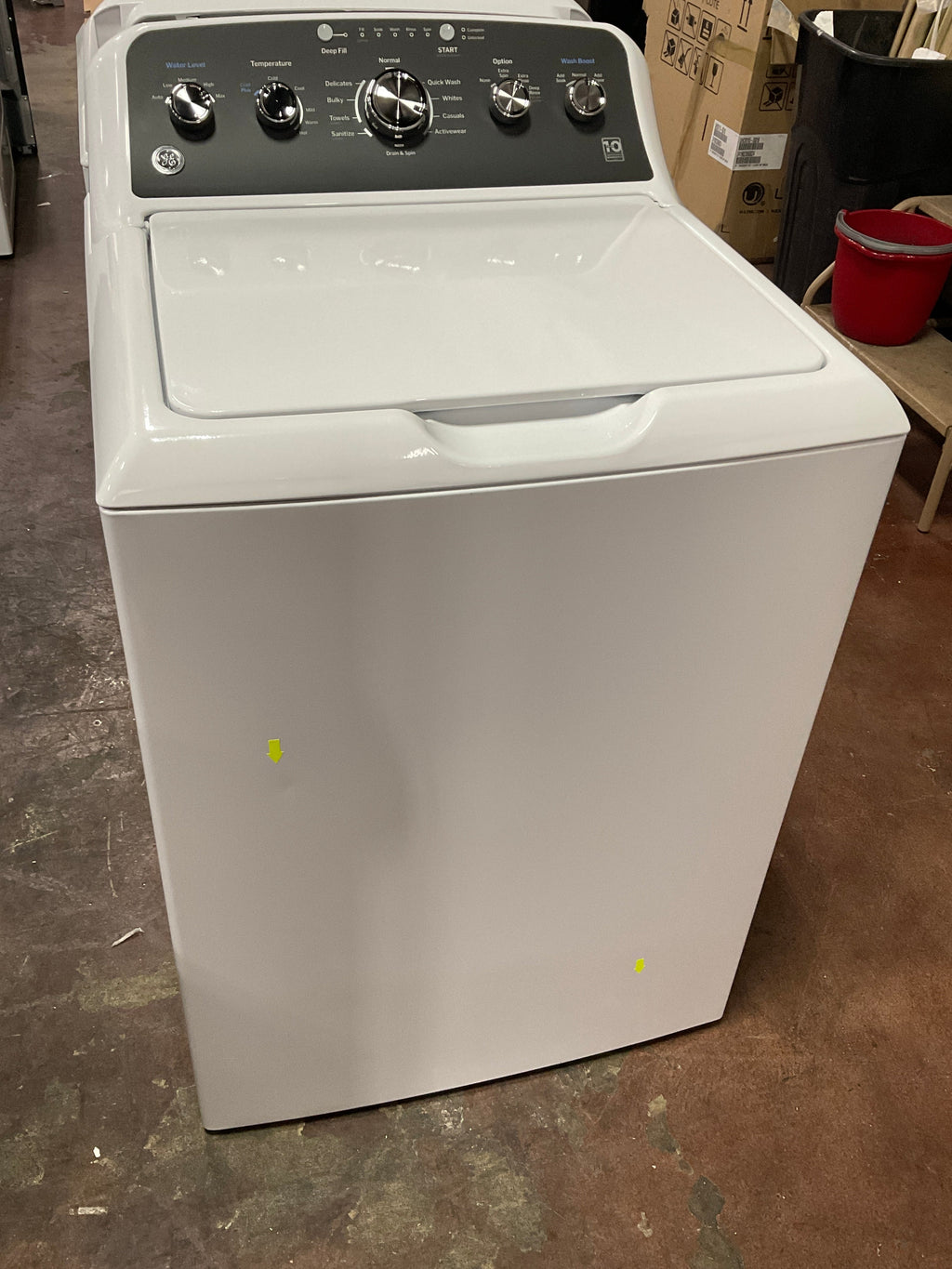 GE GE® 4.5 cu. ft. Capacity Washer with Stainless Steel Basket, Cold Plus and Wash Boost