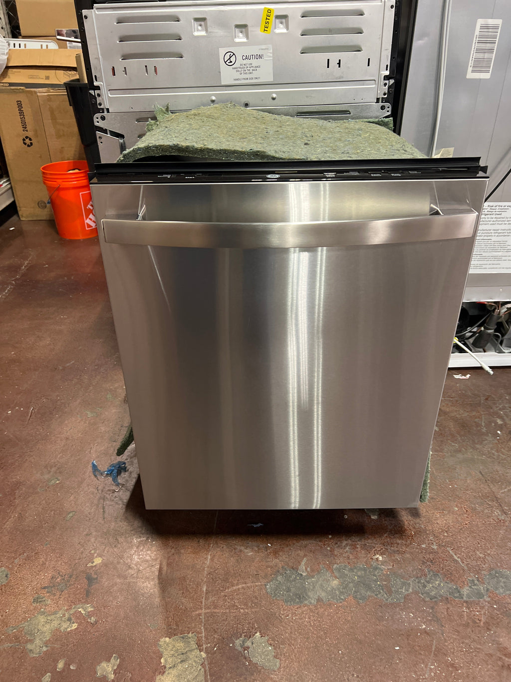 GE GE® ENERGY STAR® ADA Compliant Stainless Steel Interior Dishwasher with Sanitize Cycle