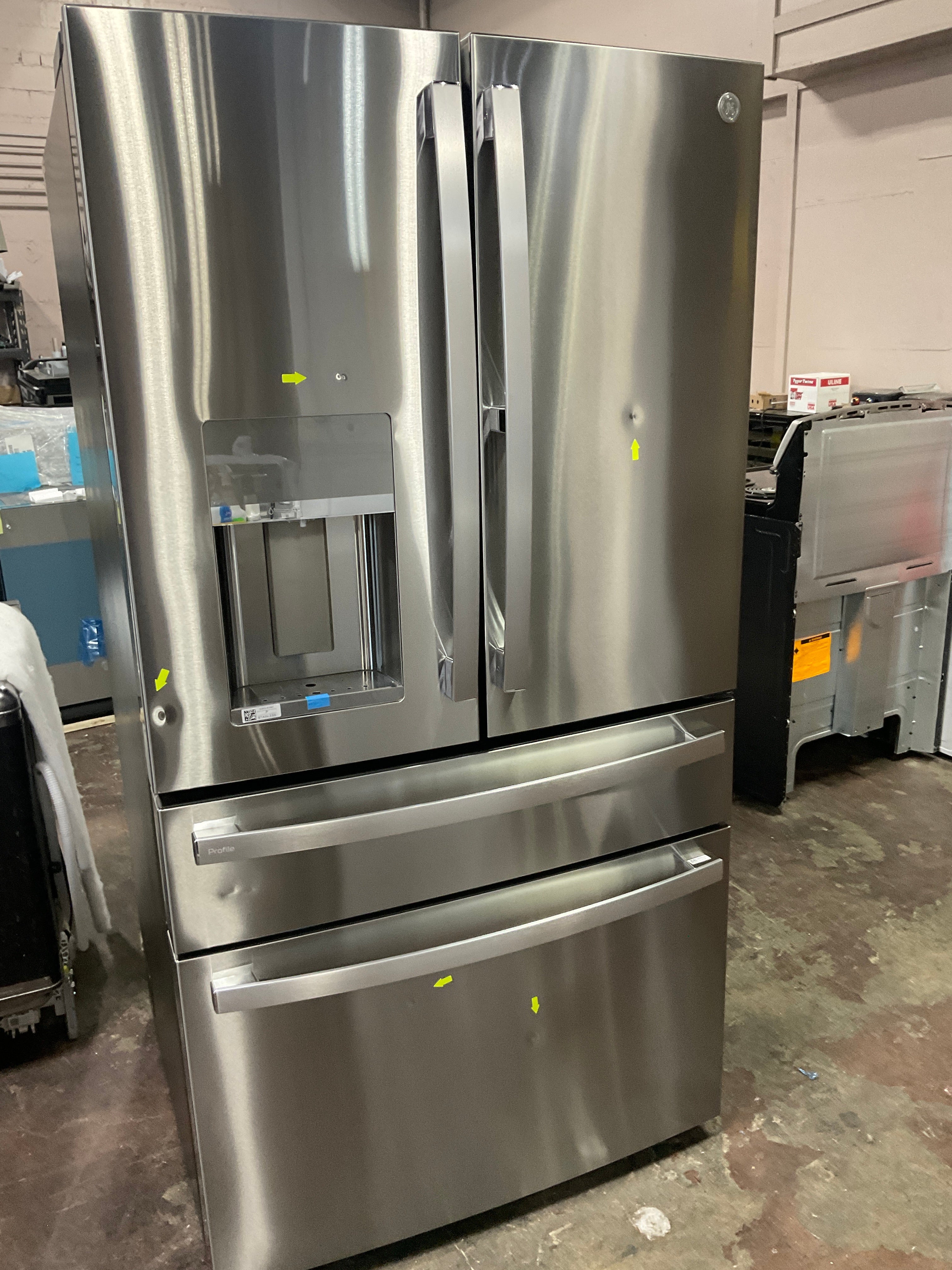 GE Profile™ ENERGY STAR® 27.9 Cu. Ft. Smart Fingerprint Resistant 4-Door French-Door Refrigerator with Door In Door