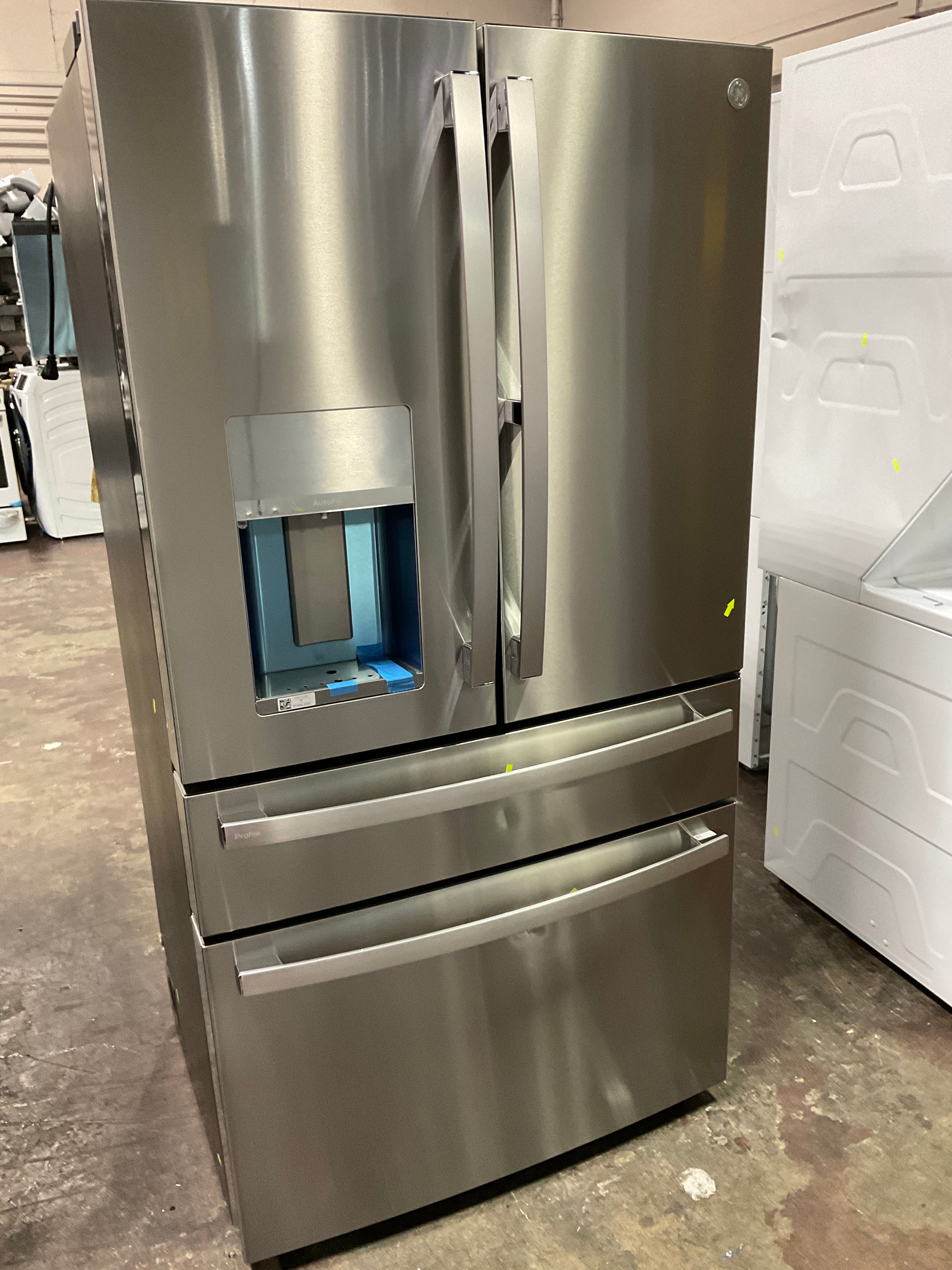 GE Profile™ 22.4 Cu. Ft. Smart Counter-Depth Fingerprint Resistant 4-Door French-Door Refrigerator with Door In Door