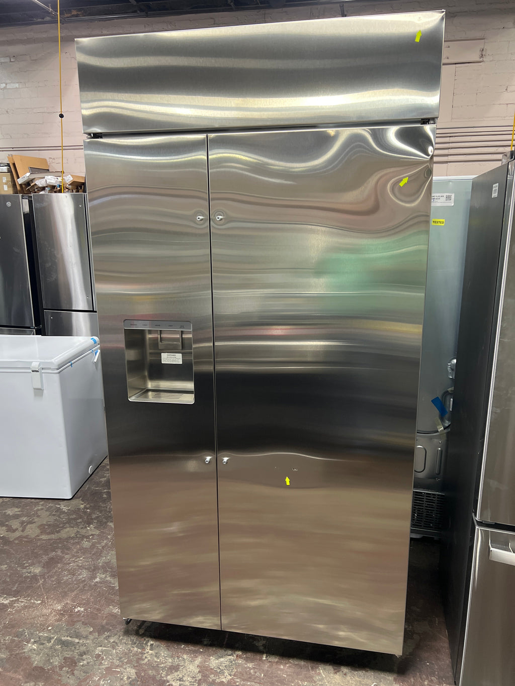 Monogram 42" Built-In Side-by-Side Refrigerator with Dispenser