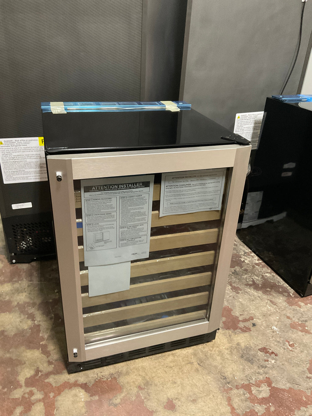 Monogram 24" Stainless Steel Wine Reserve