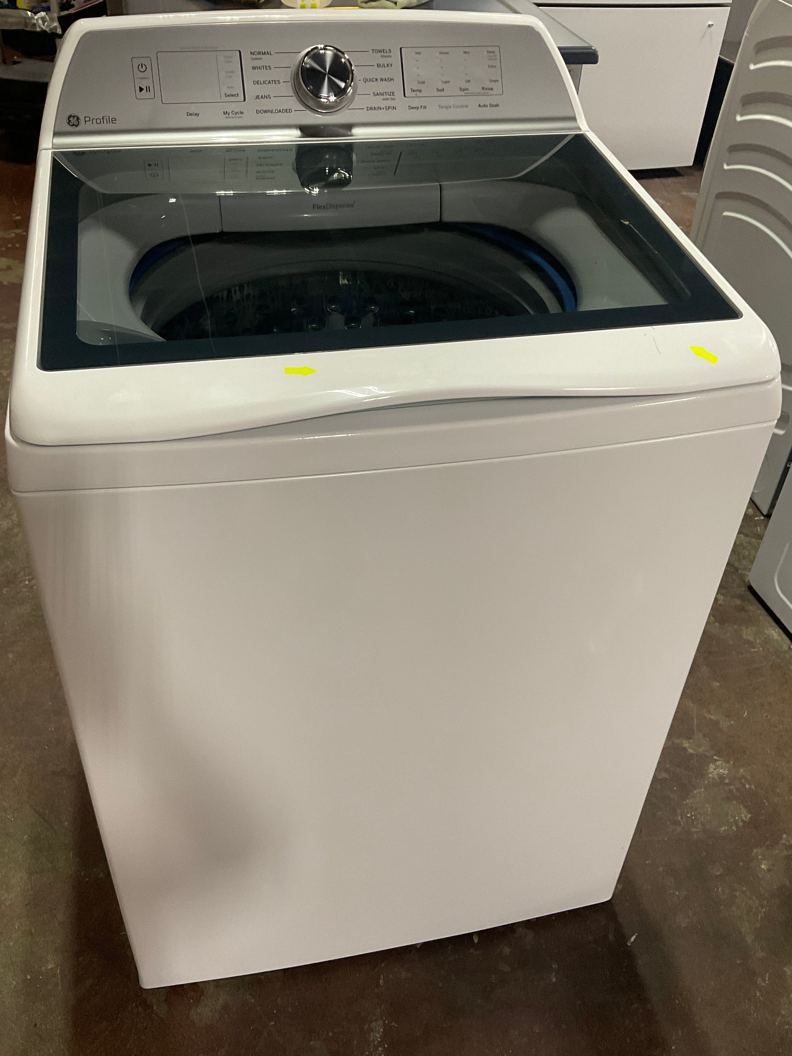 GE Profile™ ENERGY STAR® 5.0 cu. ft. Capacity Washer with Smarter Wash Technology and FlexDispense™