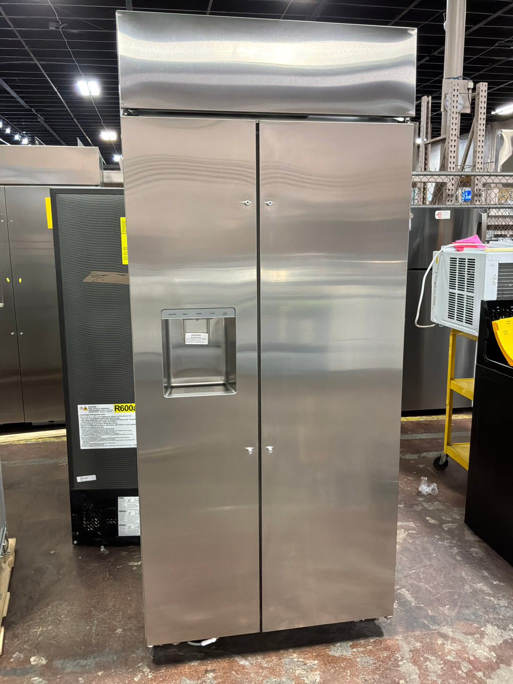 Monogram 36" Built-In Side-by-Side Refrigerator with Dispenser