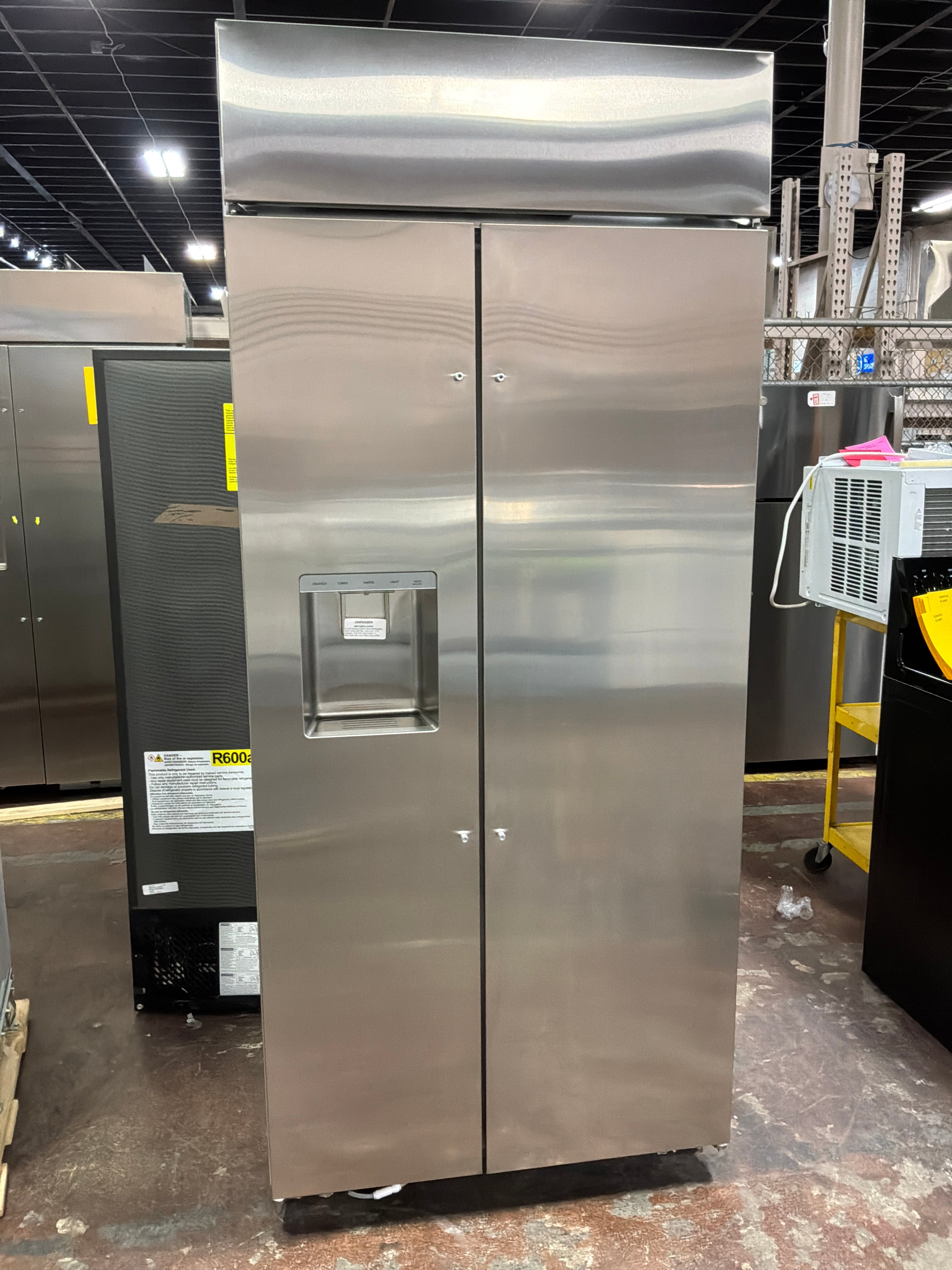 Monogram 36" Built-In Side-by-Side Refrigerator with Dispenser