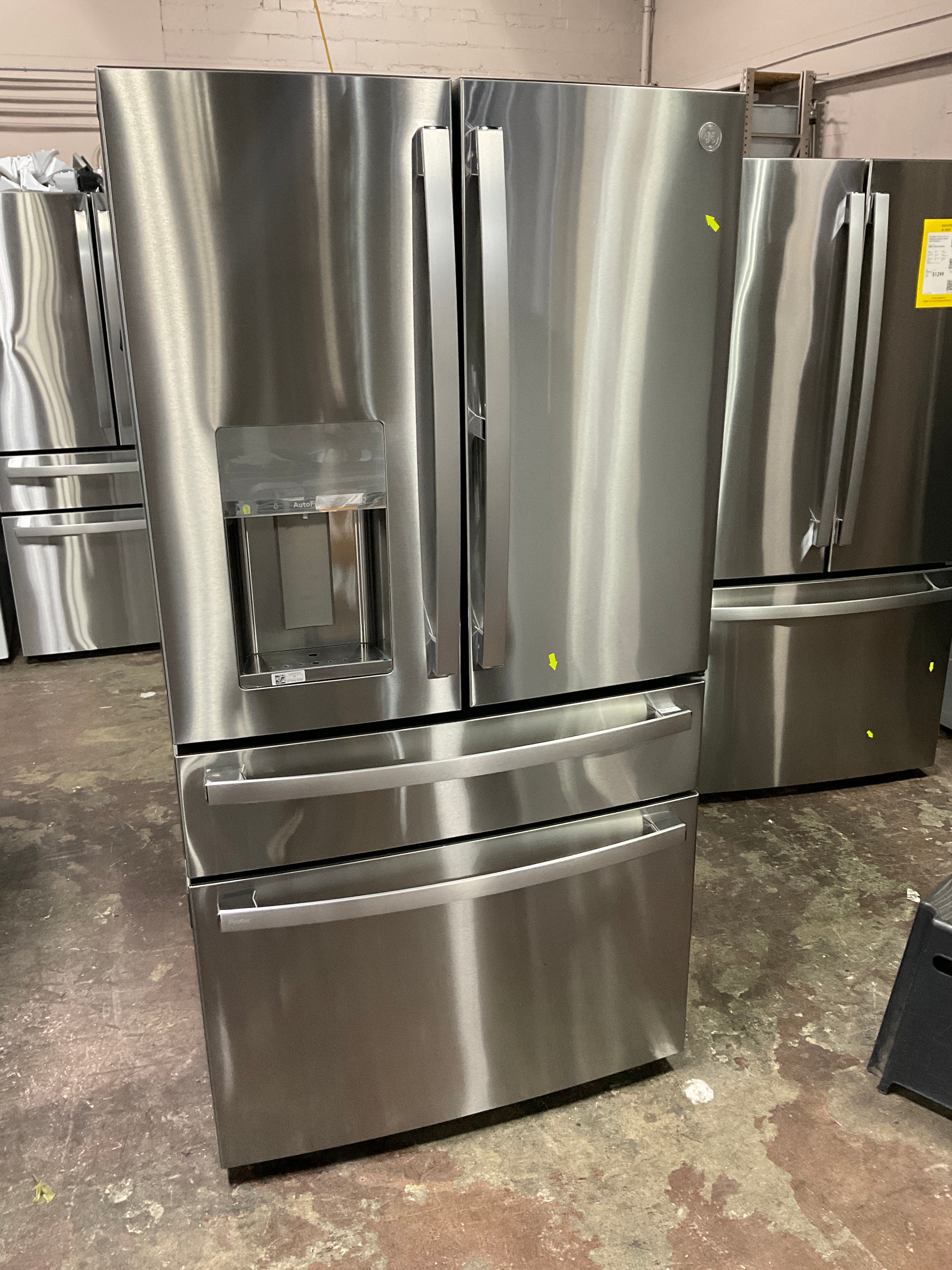 GE Profile™ ENERGY STAR® 27.9 Cu. Ft. Smart Fingerprint Resistant 4-Door French-Door Refrigerator with Door In Door