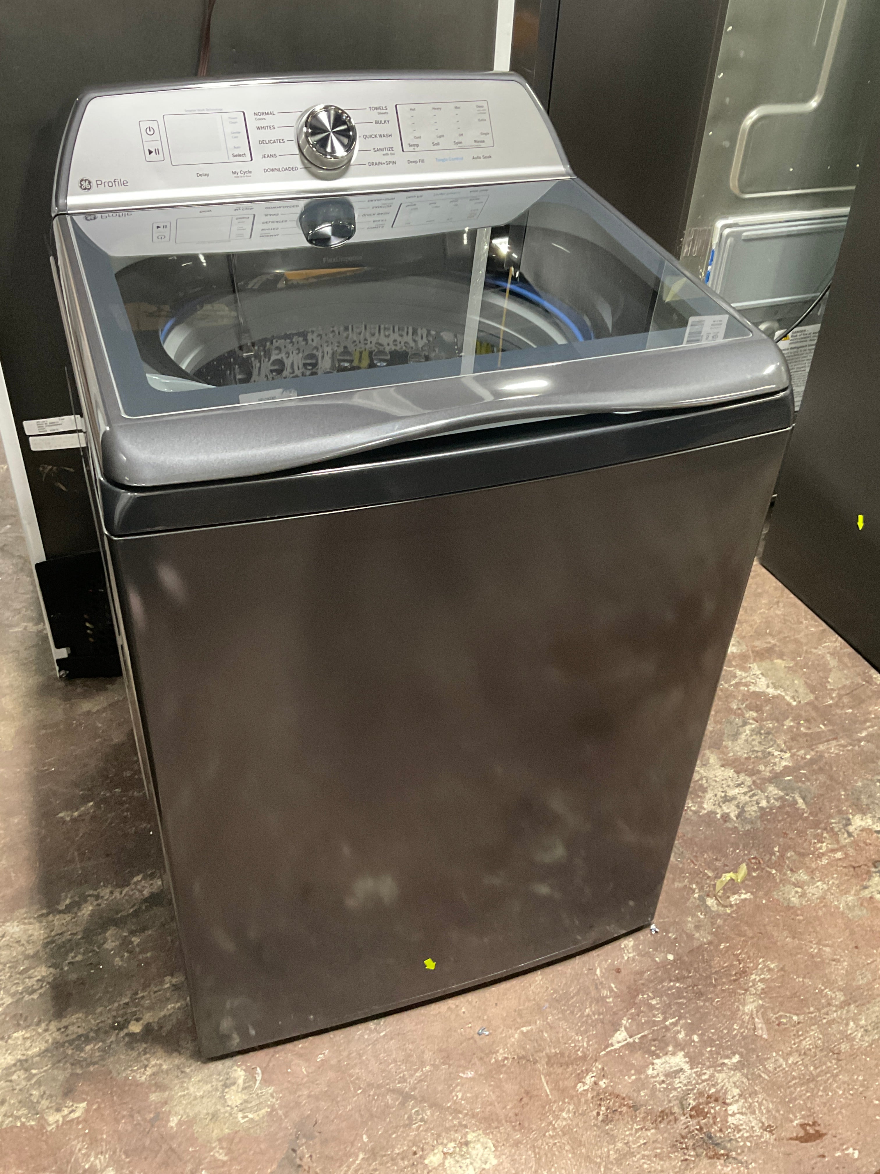 GE Profile™ ENERGY STAR® 5.0 cu. ft. Capacity Washer with Smarter Wash Technology and FlexDispense™