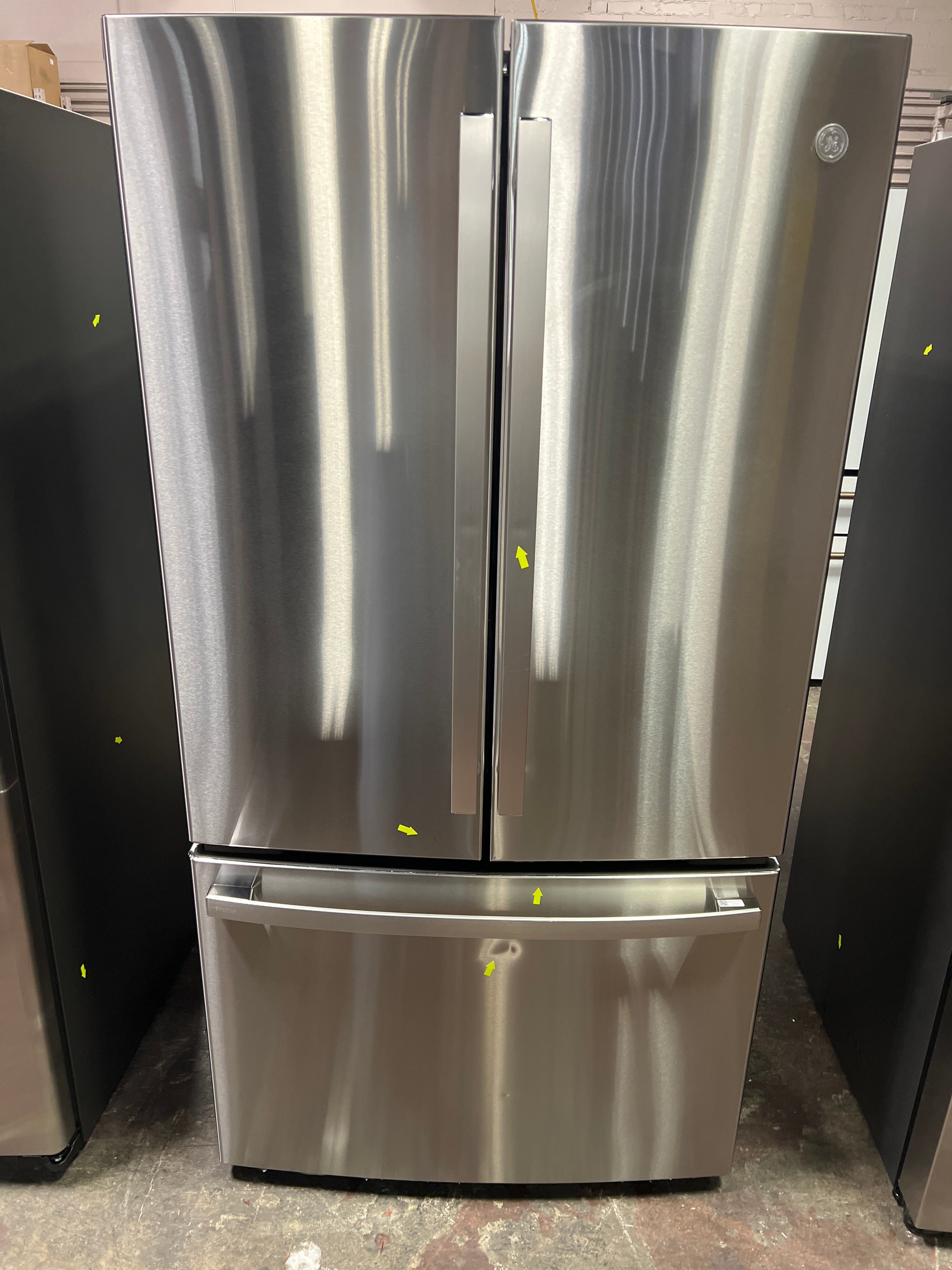 GE Profile™ ENERGY STAR® 23.1 Cu. Ft. Counter-Depth Fingerprint Resistant French-Door Refrigerator