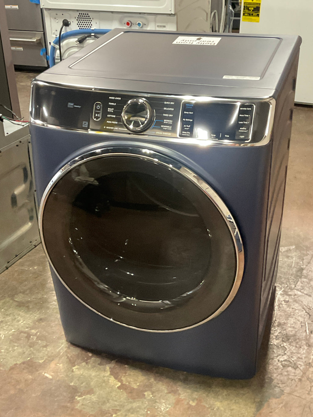 GE Profile™ 7.8 cu. ft. Capacity Smart Front Load Electric Dryer with Steam and Sanitize Cycle