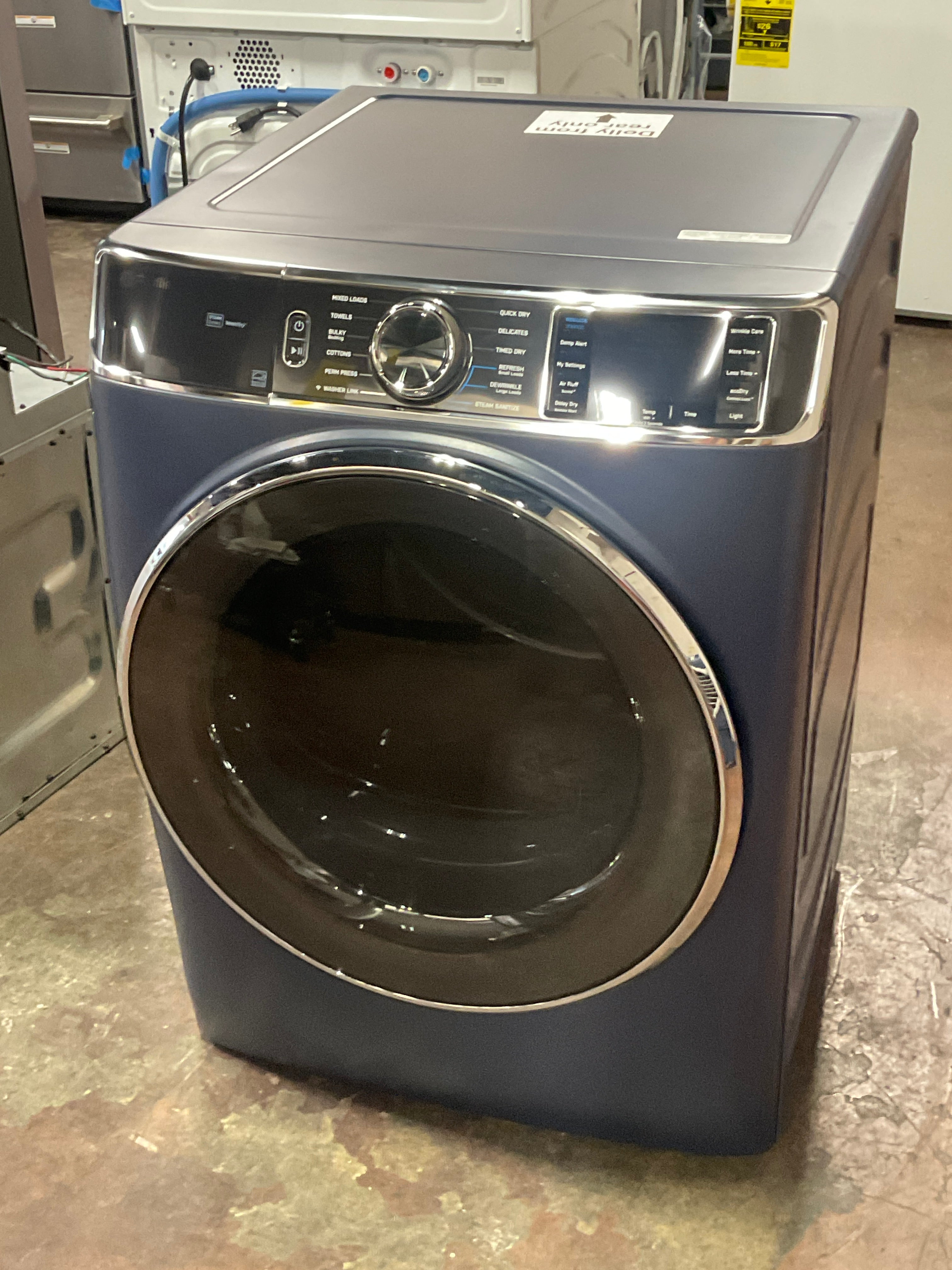 GE Profile™ 7.8 cu. ft. Capacity Smart Front Load Electric Dryer with Steam and Sanitize Cycle
