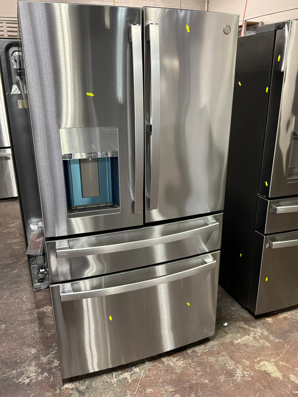 GE Profile™ ENERGY STAR® 27.9 Cu. Ft. Smart Fingerprint Resistant 4-Door French-Door Refrigerator with Door In Door