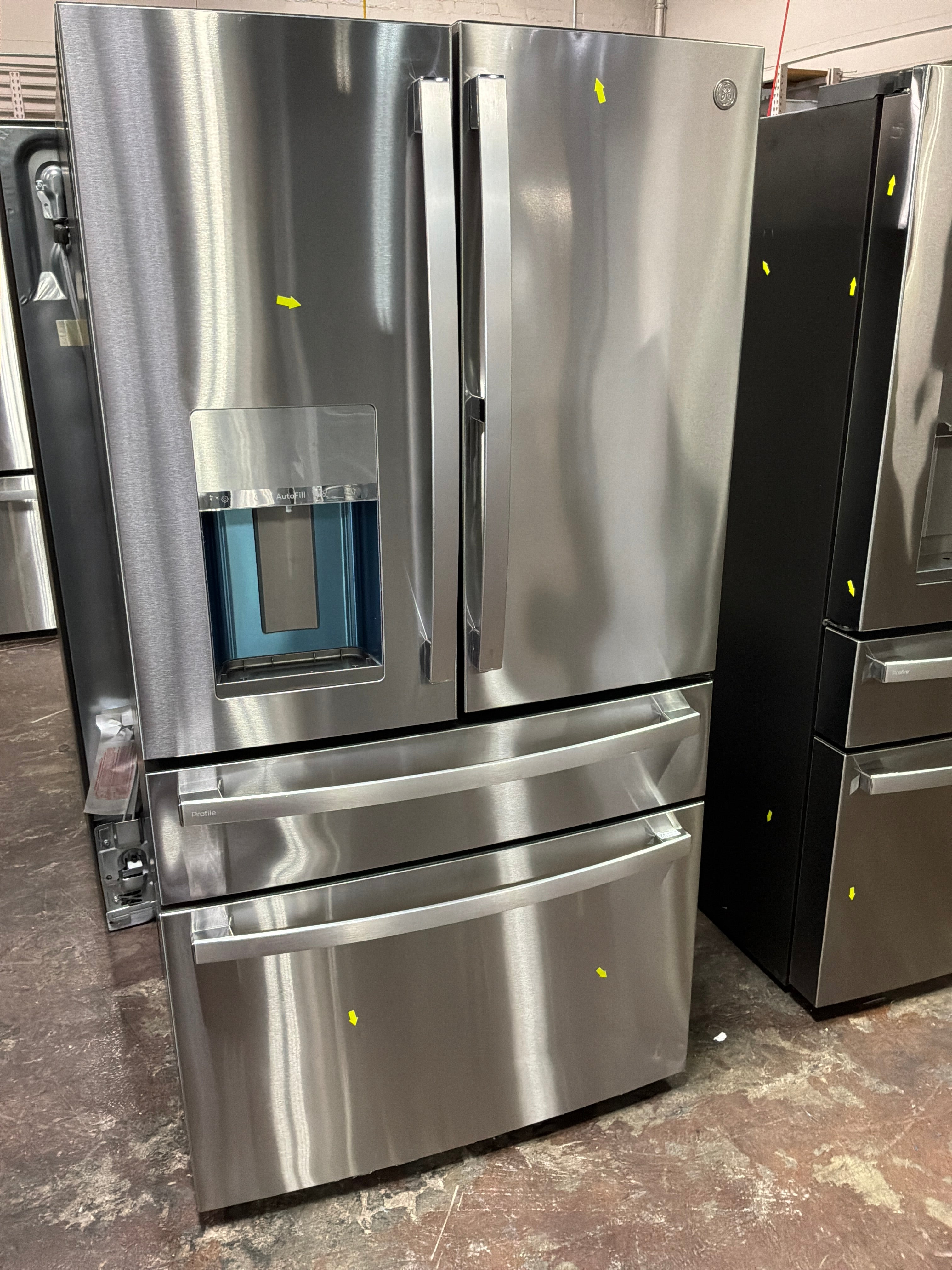 GE Profile™ ENERGY STAR® 27.9 Cu. Ft. Smart Fingerprint Resistant 4-Door French-Door Refrigerator with Door In Door