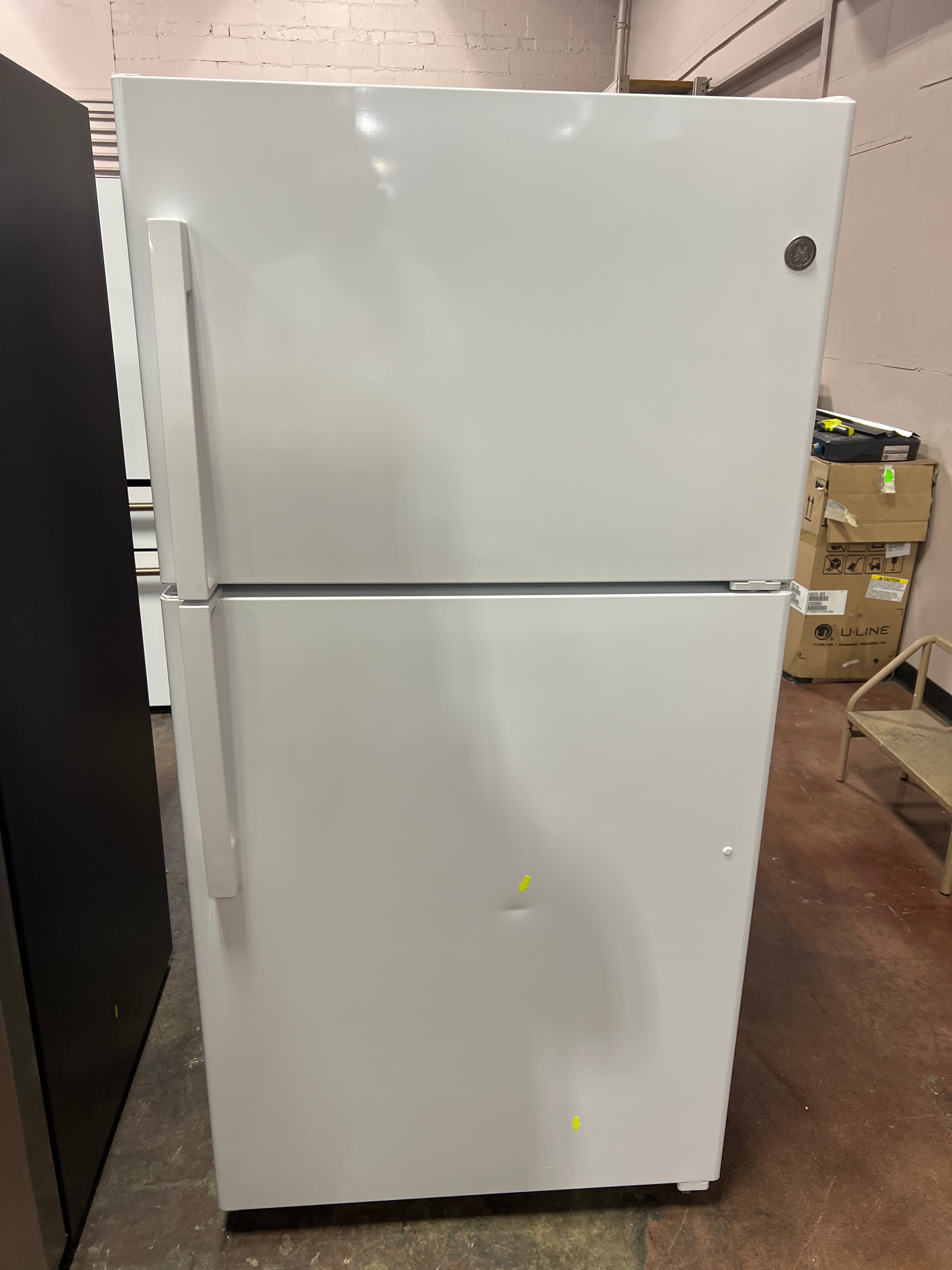 GE® 21.9 Cu. Ft. Garage Ready Top-Freezer Refrigerator