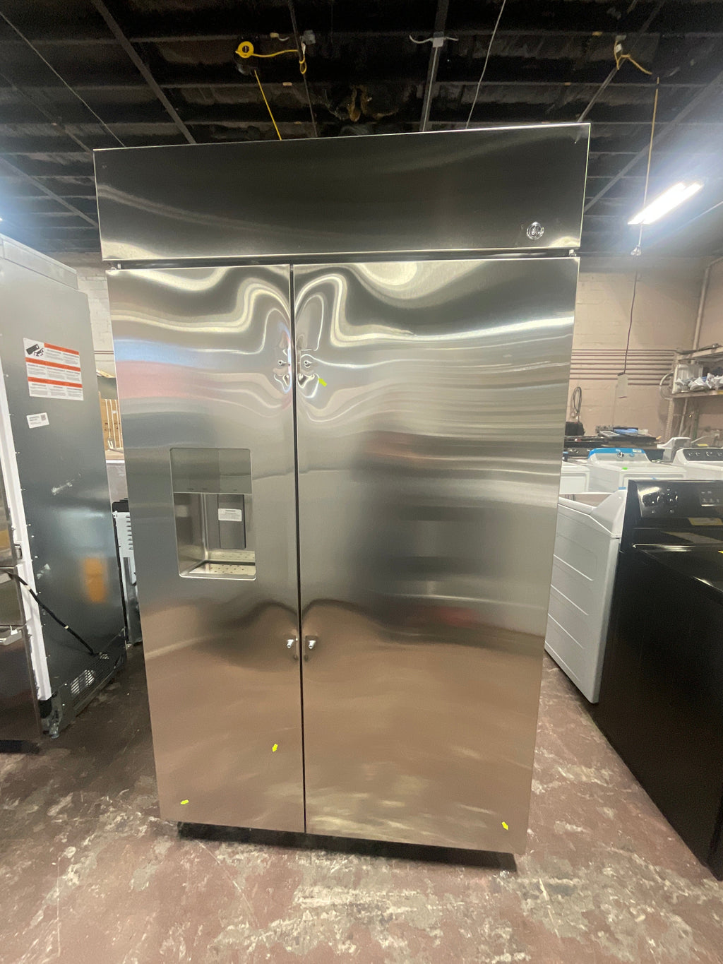 GE Profile™ 48" Smart Built-In Side-by-Side Refrigerator with Dispenser