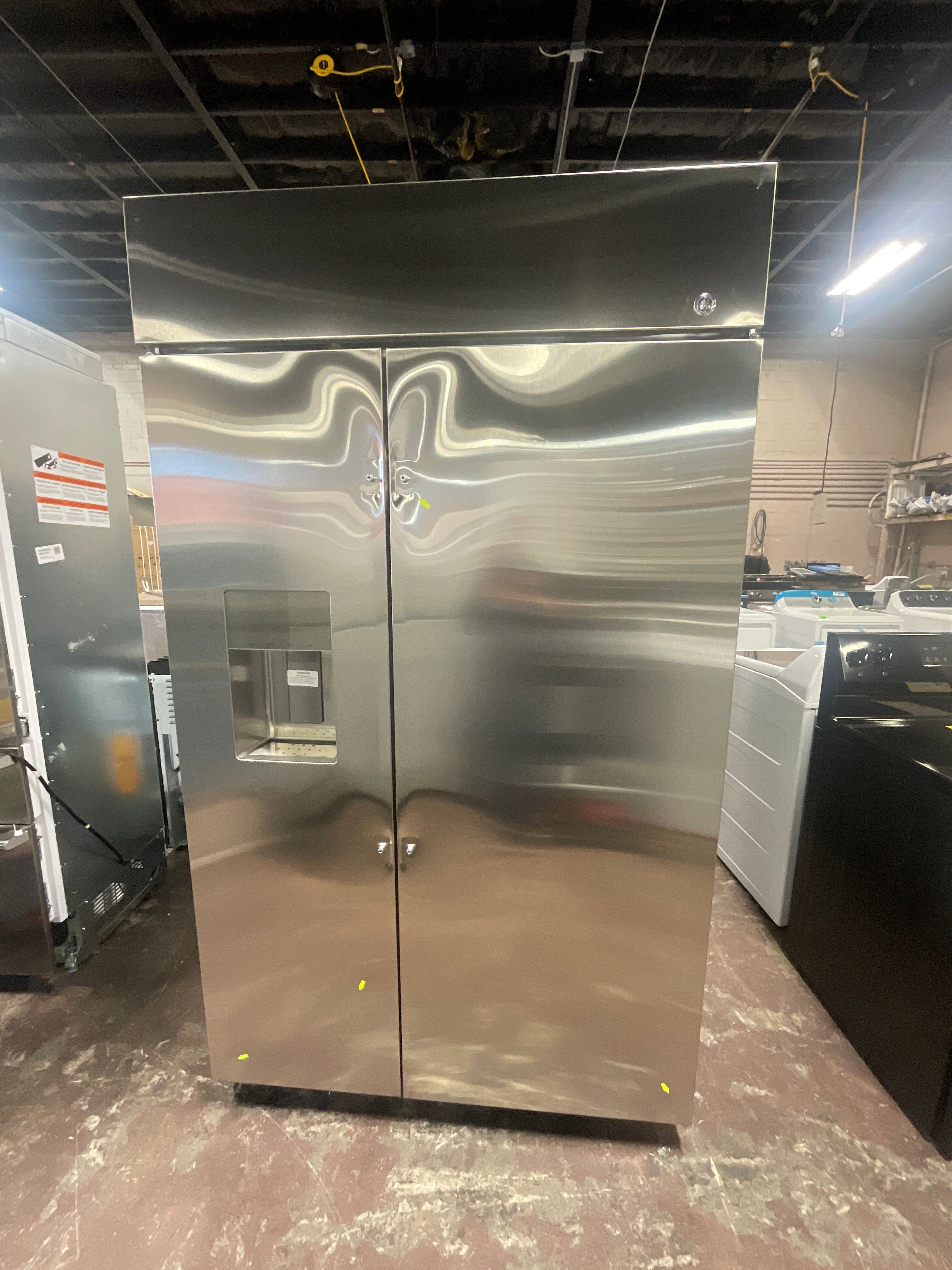 GE Profile™ 48" Smart Built-In Side-by-Side Refrigerator with Dispenser