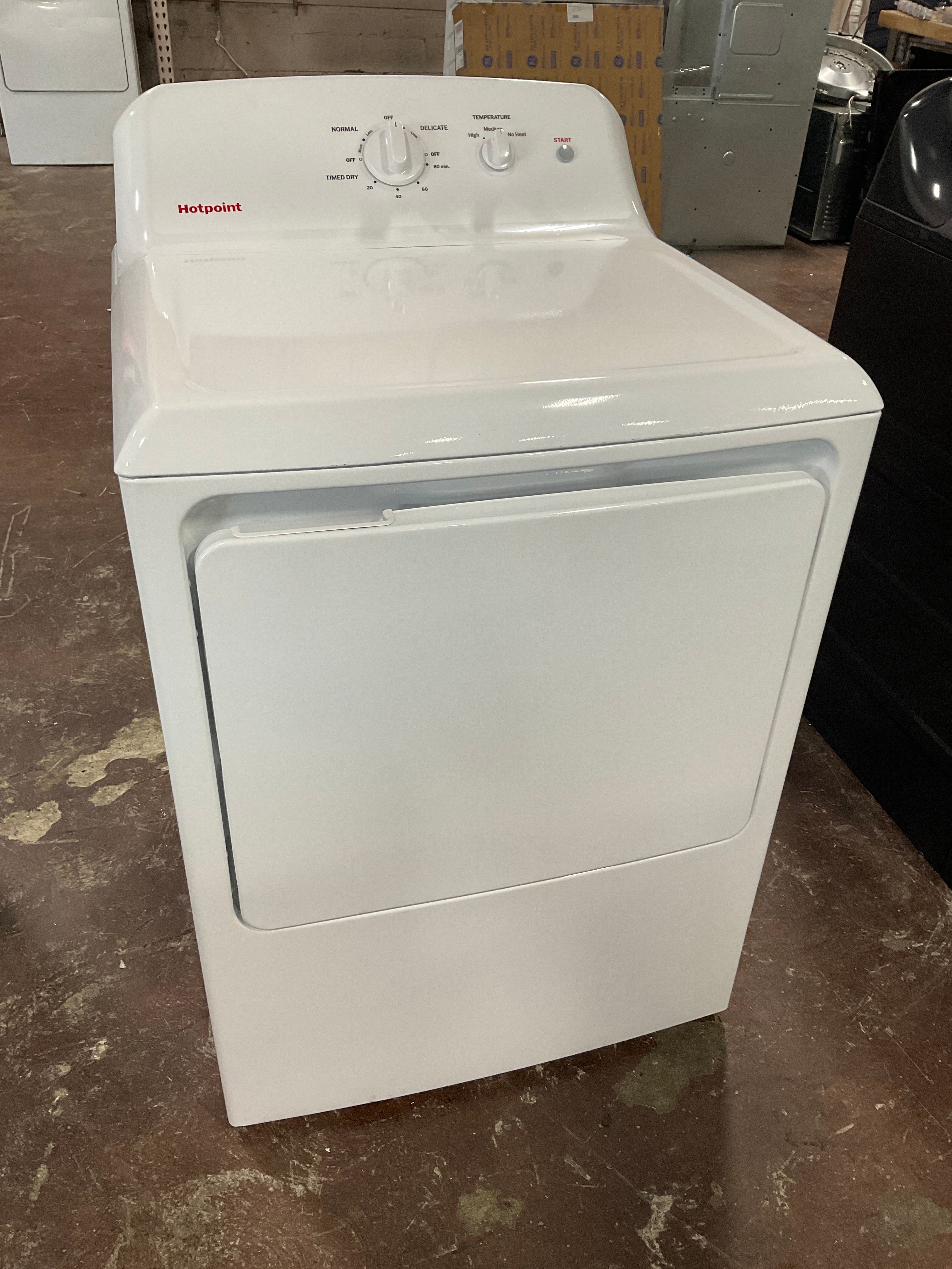 Hotpoint® 6.2 cu. ft. Capacity  Electric Dryer with Up To 120 ft. Venting and Shallow Depth