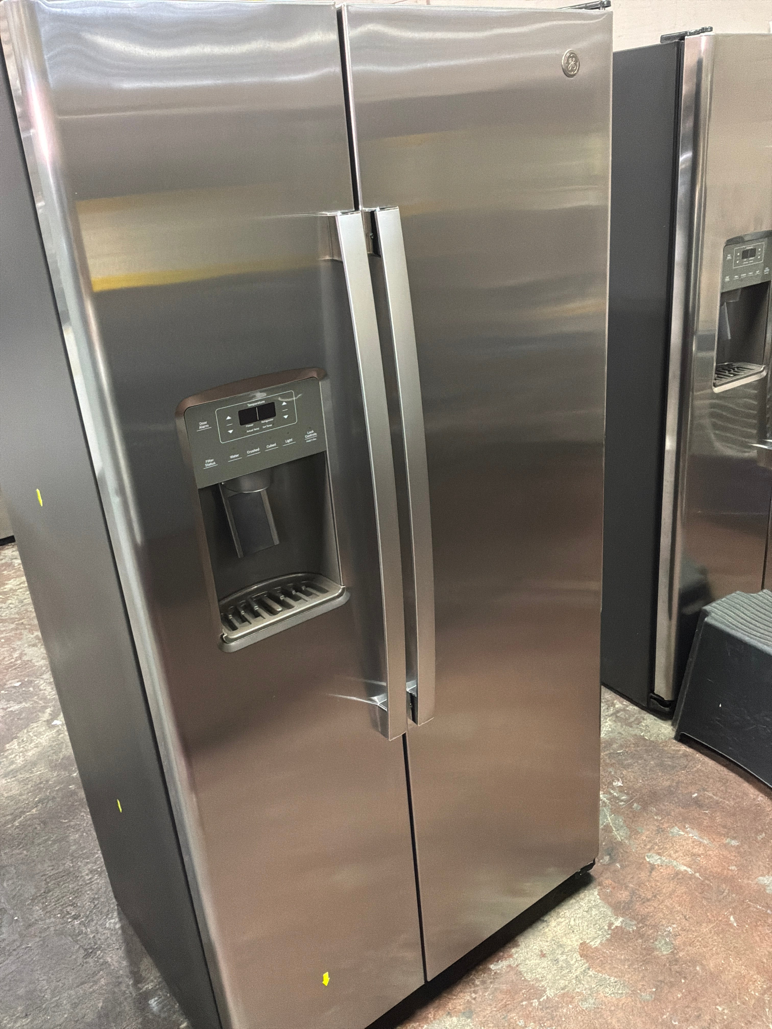 GE® 21.9 Cu. Ft. Counter-Depth Side-By-Side Refrigerator