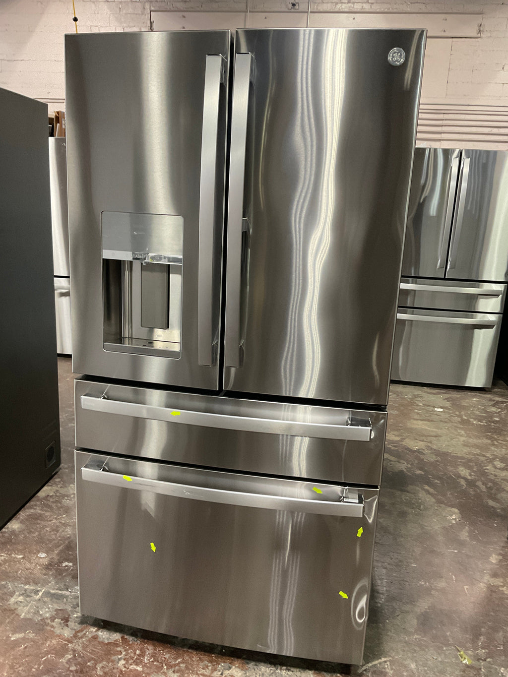 GE Profile™ ENERGY STAR® 27.9 Cu. Ft. Smart Fingerprint Resistant 4-Door French-Door Refrigerator with Door In Door