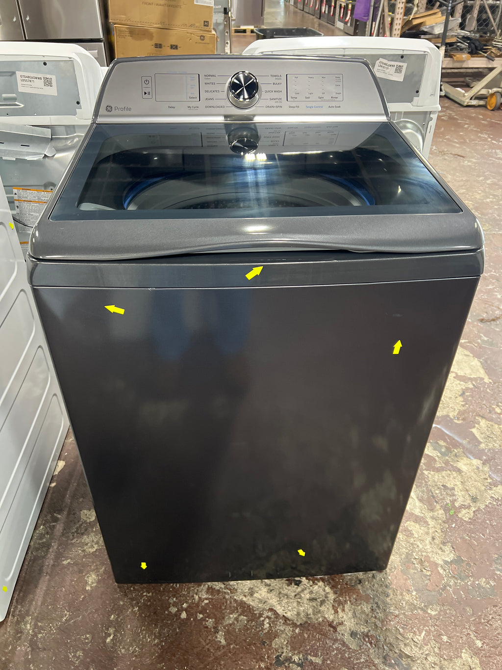 GE Profile™ ENERGY STAR® 5.0 cu. ft. Capacity Washer with Smarter Wash Technology and FlexDispense™
