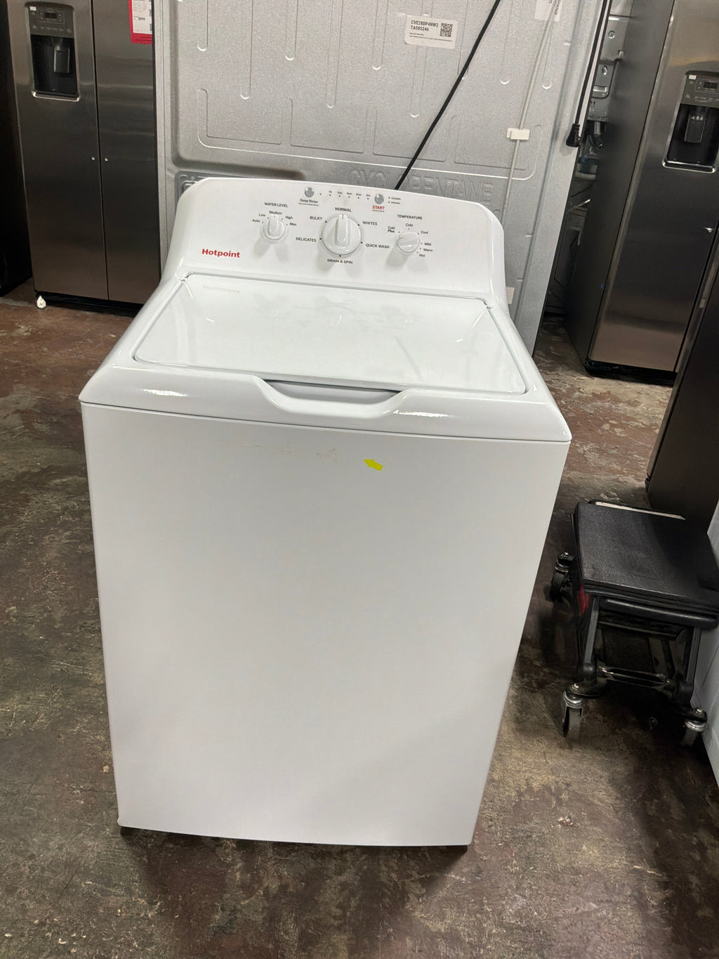 Hotpoint® 4.0 cu. ft. Capacity Washer with Stainless Steel Basket,Cold Plus and Water Level Control
